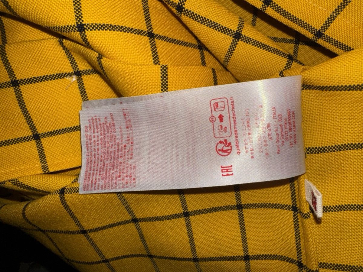 Marni Marni shirt checked maize wool cotton yellow/black XL/IT 52 Size US L / EU 52-54 / 3 - 6 Thumbnail