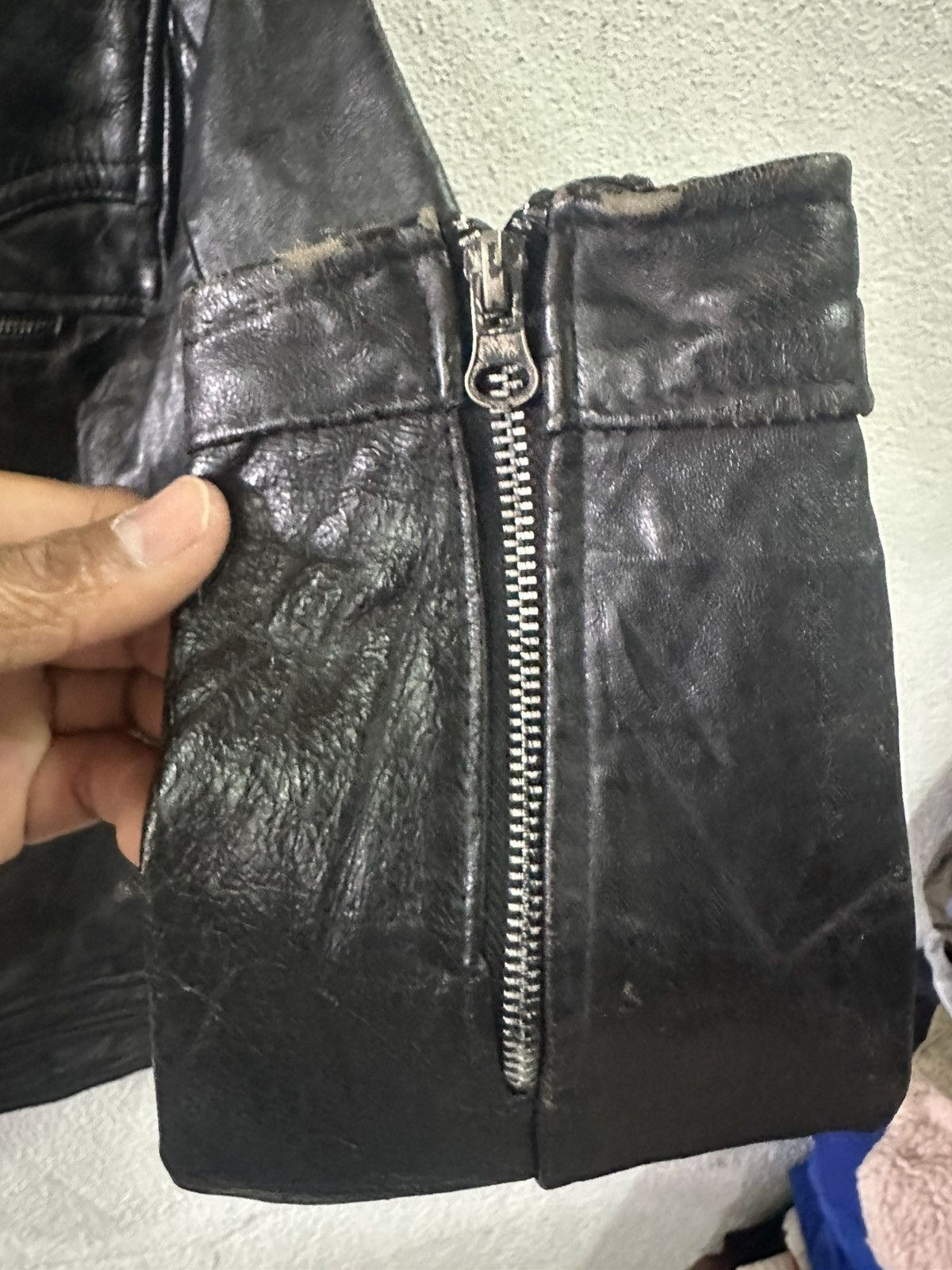 Harley Davidson × Vintage Vintage Harley Davidson Leather Jacket Size US S / EU 44-46 / 1 - 10 Thumbnail