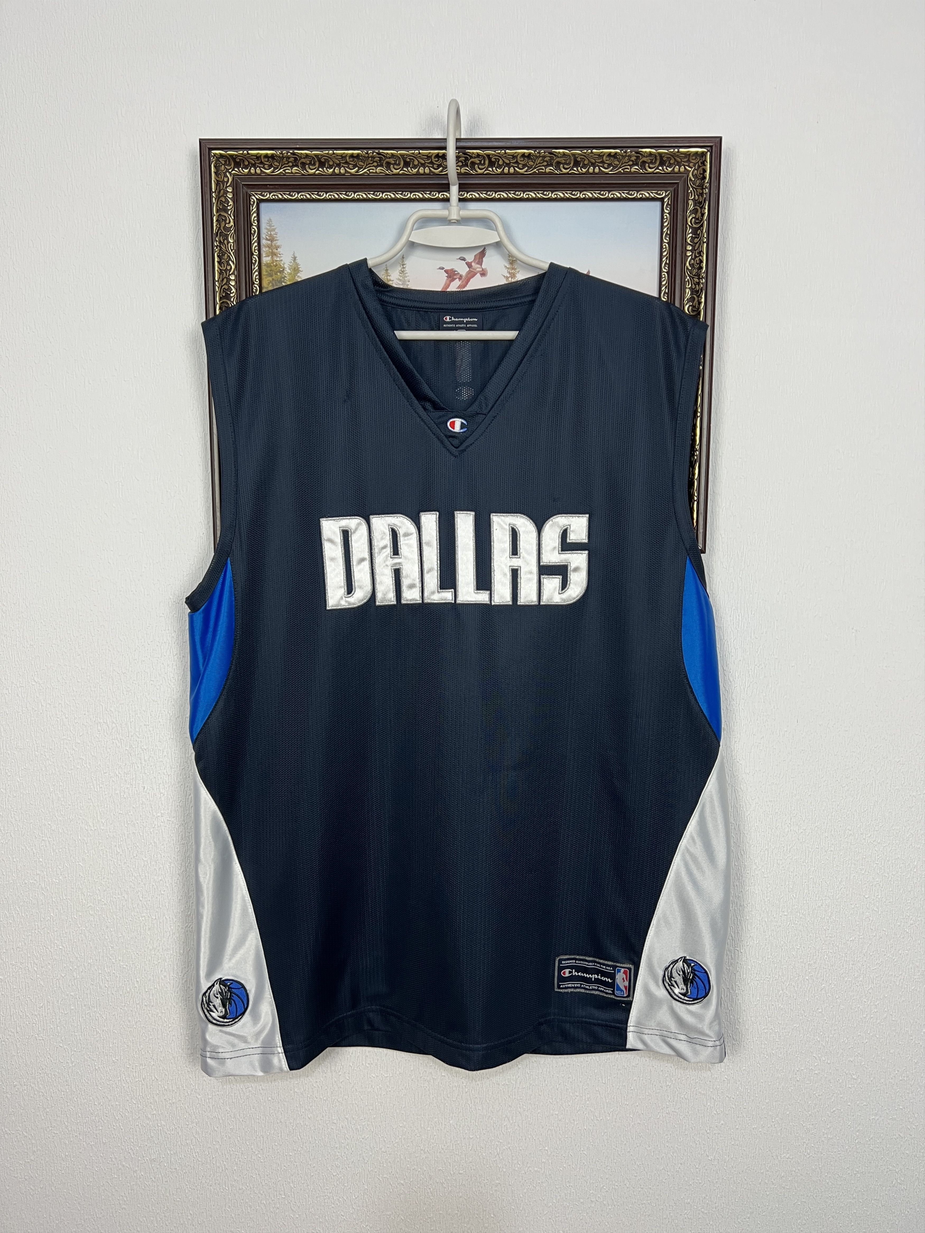 Champion Vintage Champion NBA Dallas Mavericks Pre Match Jersey Size US L / EU 52-54 / 3 - 1 Thumbnail