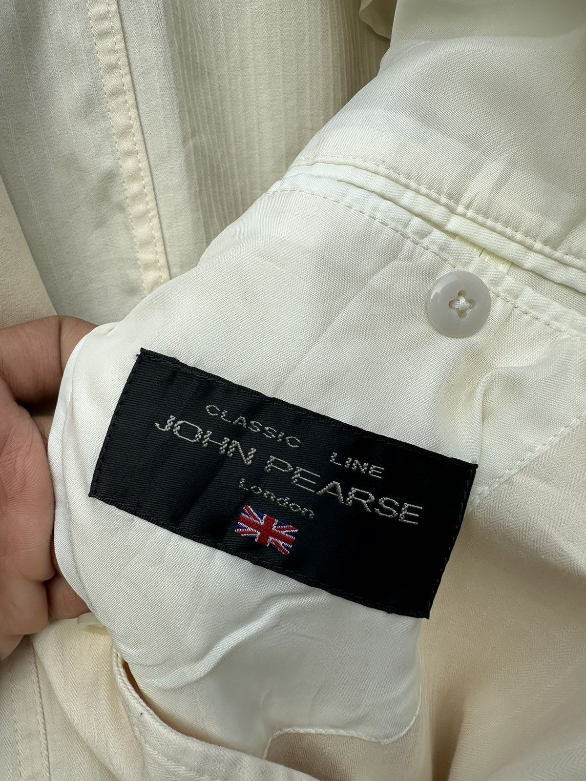 Japanese Brand 👹John Pearce London Cream Chore Jacket Size US S / EU 44-46 / 1 - 9 Thumbnail