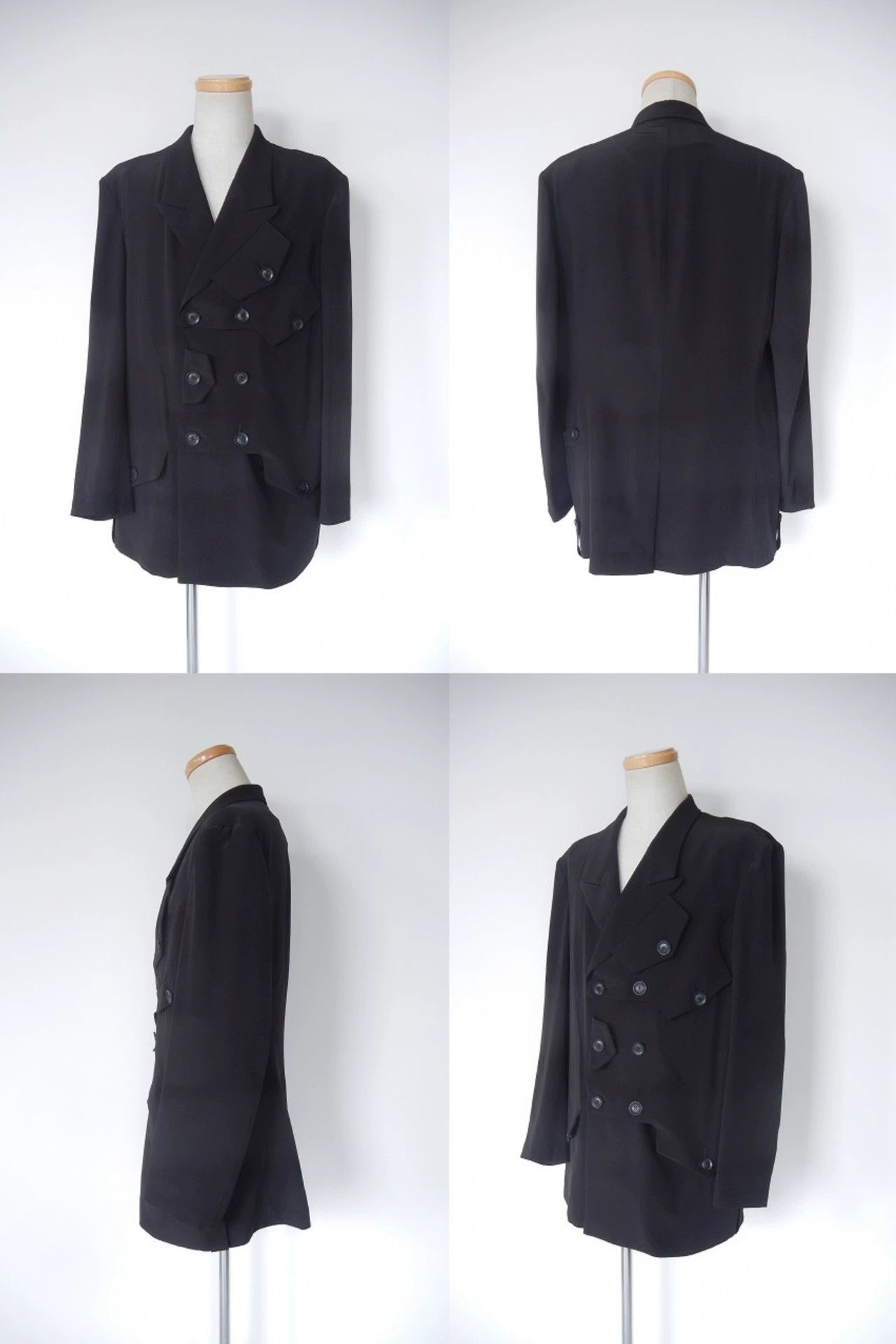 Yohji Yamamoto Yohji Yamamoto 20SS Deconstructed Silk Show Jacket Size 4 Size US XL / EU 56 / 4 - 3 Thumbnail