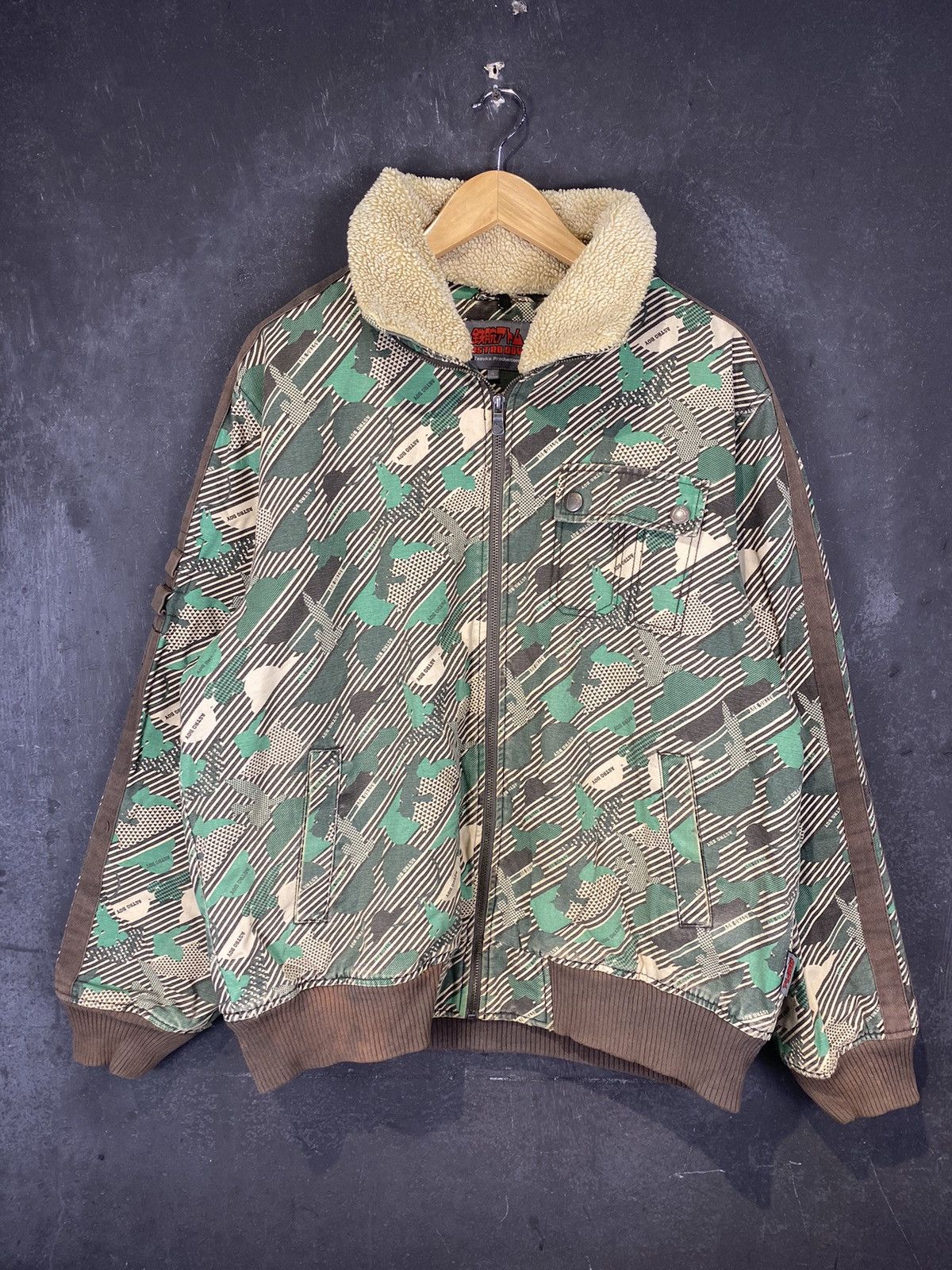 Anime × Japanese Brand × Vintage 90s Tezuka Production Astro Boy Detroit Sherpa Jacket Size US XL / EU 56 / 4 - 2 Thumbnail
