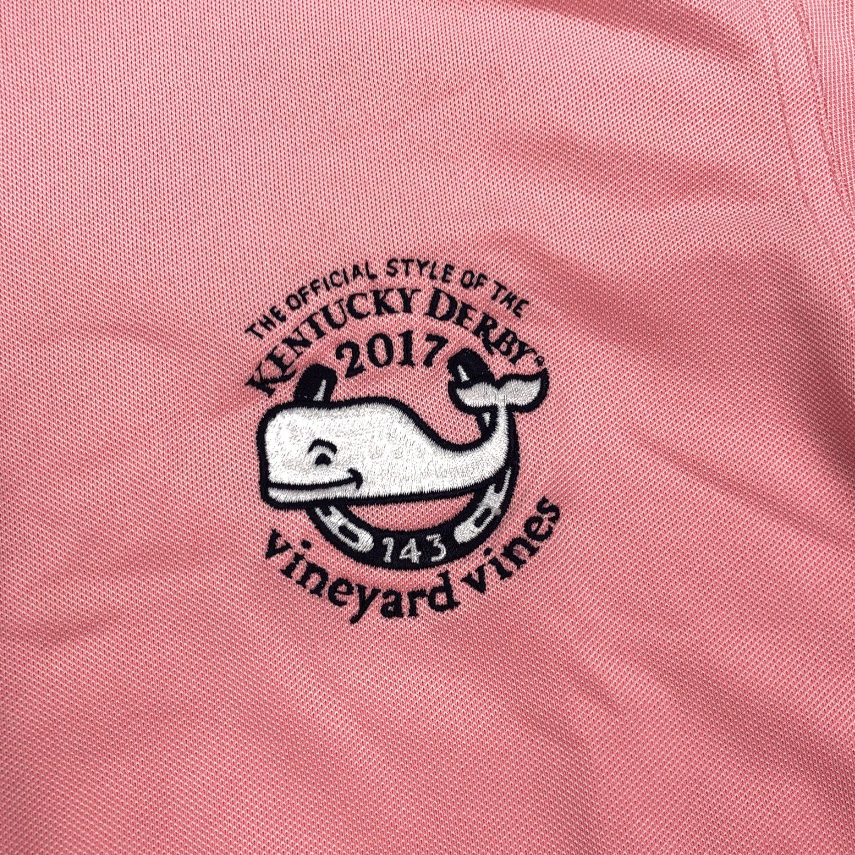 Vineyard Vines Vineyard Vines Polo Shirt Men S Small Pink Kentucky Derby 143 Performance Embroidered Whale Short Sleeve Polo Shirt Size US S / EU 44-46 / 1 - 3 Thumbnail