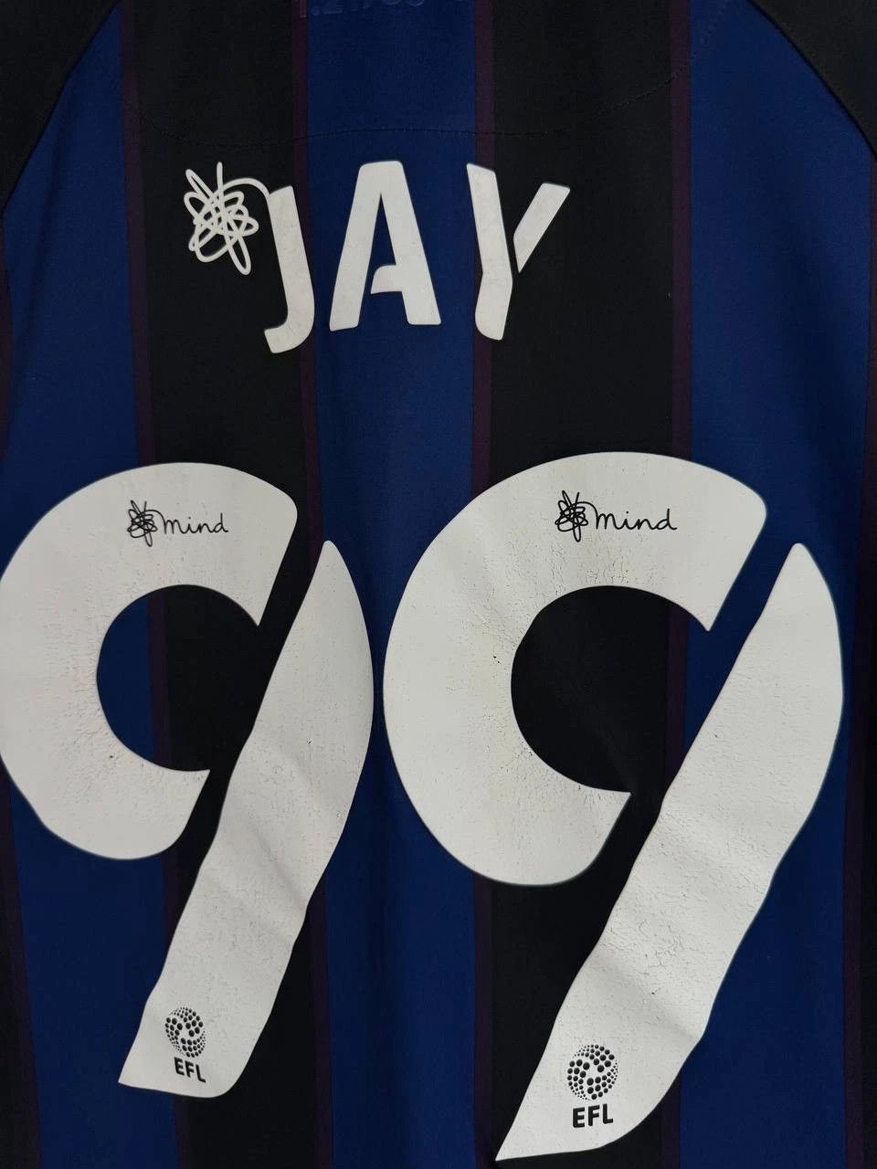 Hummel Hummel Middlesbrough Away Jersey 22/23 Black Blue Size US L / EU 52-54 / 3 - 4 Thumbnail