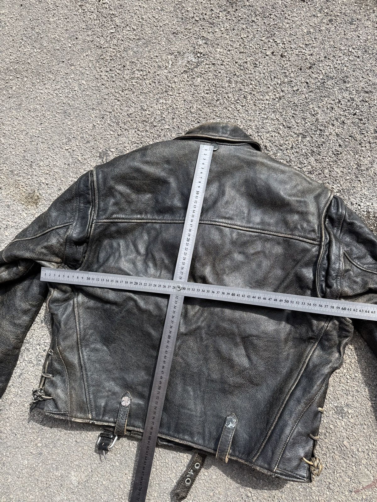 Emporio Armani Emporio Armani Archive Distressed Leather Pilot EA Test Piec Size US L / EU 52-54 / 3 - 17 Thumbnail