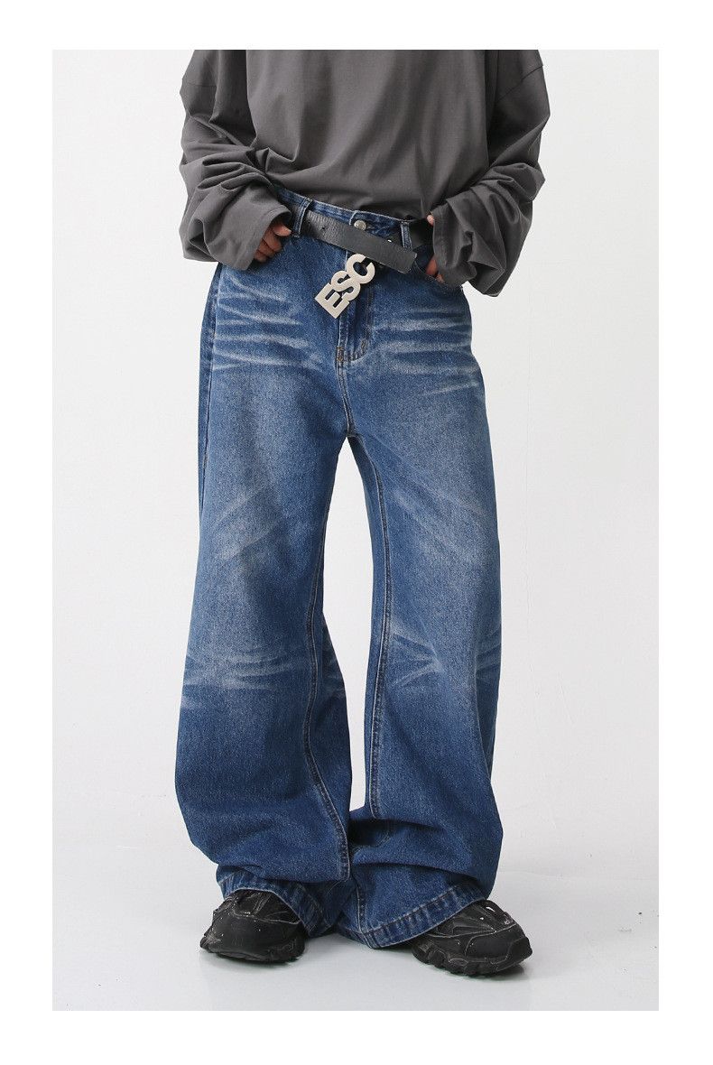 Japanese Brand Casual loose wide-leg Japanese retro jeans Size US 32 / EU 48 - 2 Thumbnail