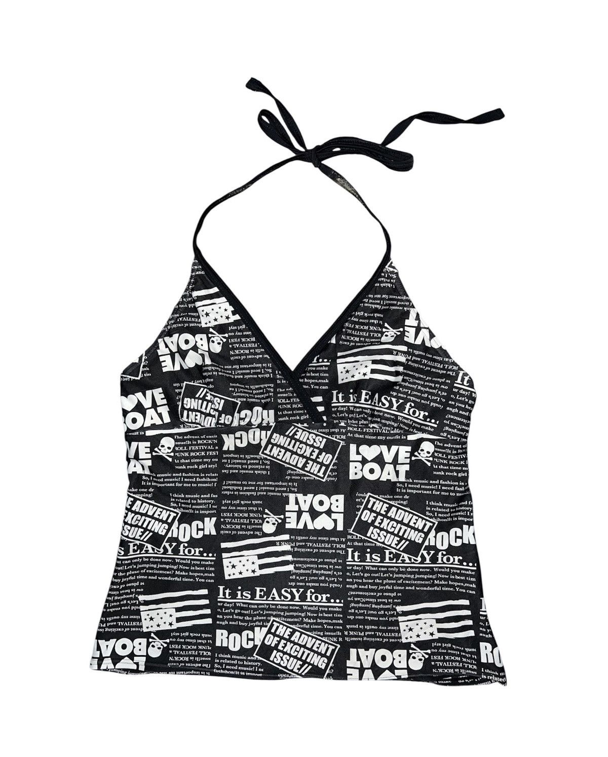Japanese Brand Love Boat halter neck top ☠️➕ Size M / US 6-8 / IT 42-44 - 3 Thumbnail