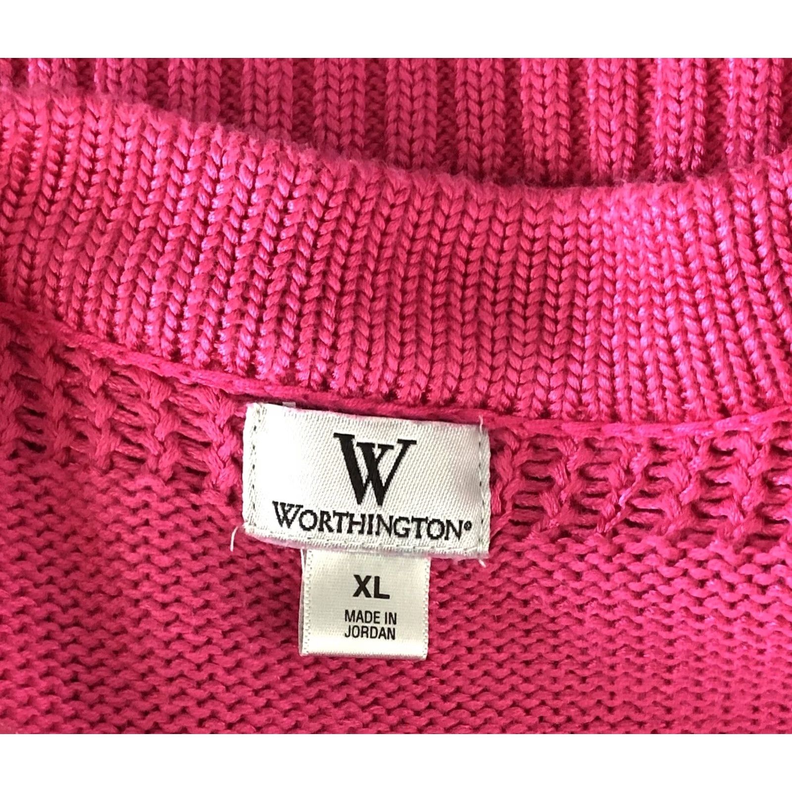 Worthington Worthington Cropped Cardigan Shrug Sweater XL Pink Dolman Short Sleeve Women Size XL / US 12-14 / IT 48-50 - 4 Thumbnail