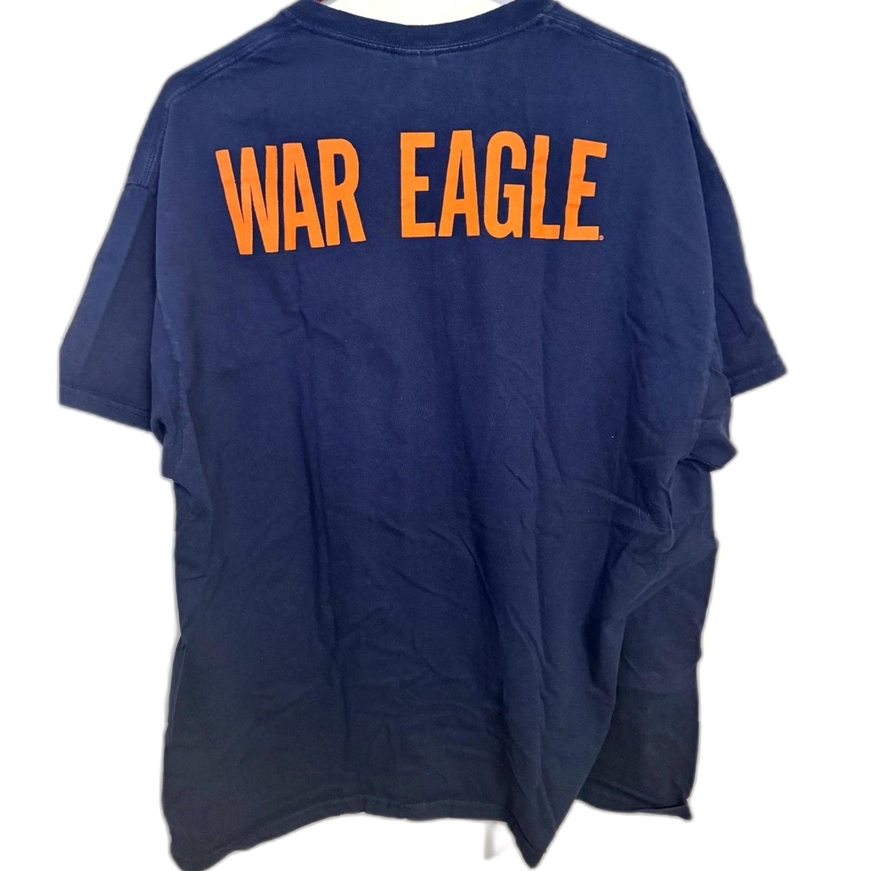 Vintage Auburn Tigers War Eagle Graphic Tee Men’s XL Crew Neck Blue Cotton Blend Shirt Size US XL / EU 56 / 4 - 3 Thumbnail