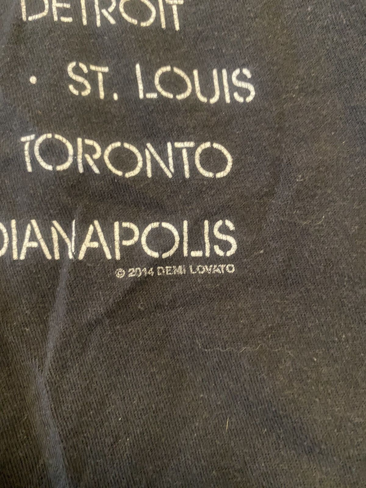 Tultex 2014’ Demi Lovato Tour Shirt Size M / US 6-8 / IT 42-44 - 5 Thumbnail