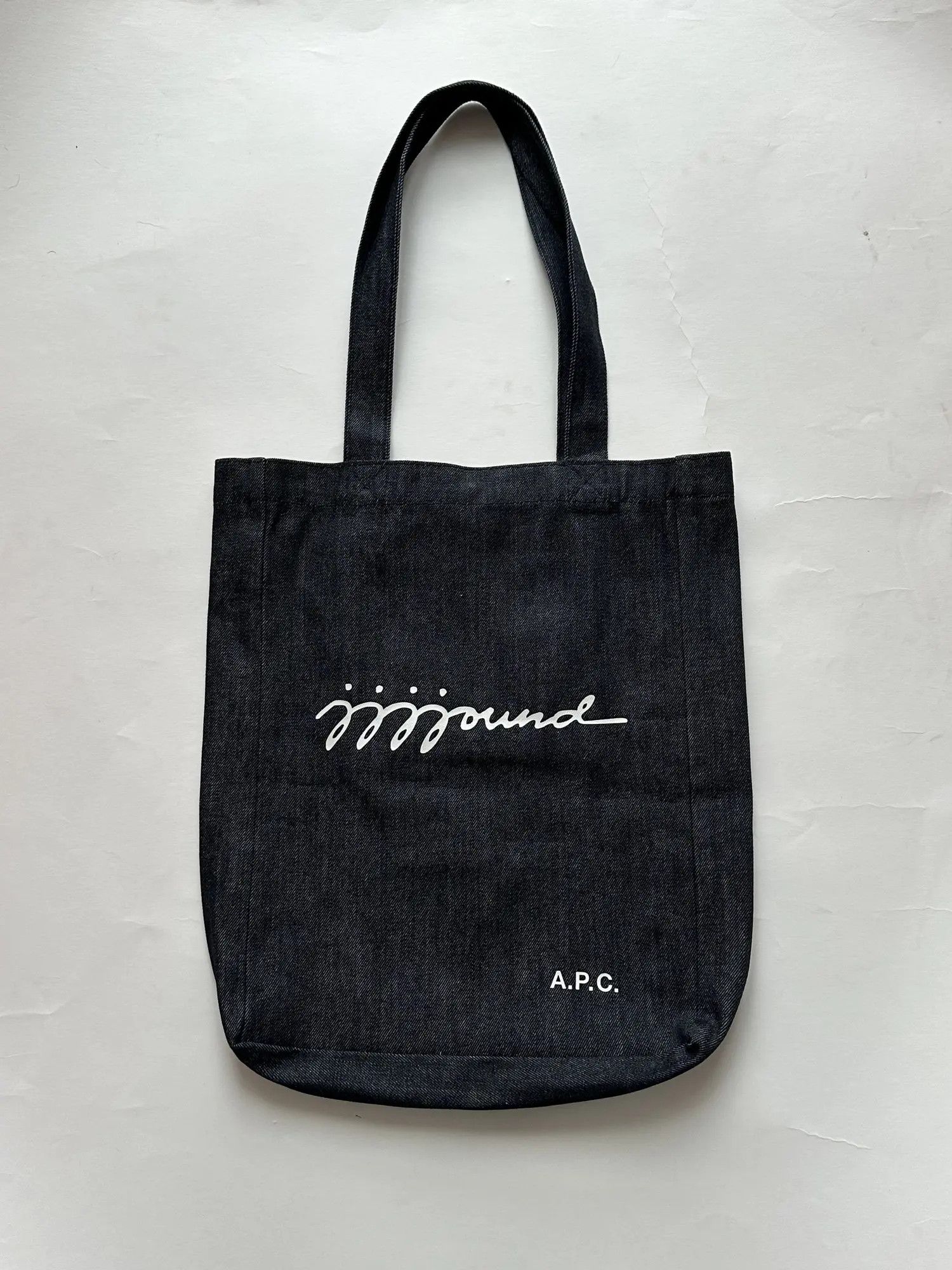 A P C x Bag Jjjjound X Tote Bag Indigo Denim Shoulder Hand E0675 in Blue, Men's