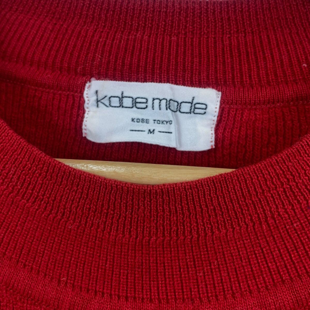 Vintage Vintage 80’ KOBE MODE TOKYO Designer Red Blouse Tee Shirt Size M / US 6-8 / IT 42-44 - 6 Thumbnail