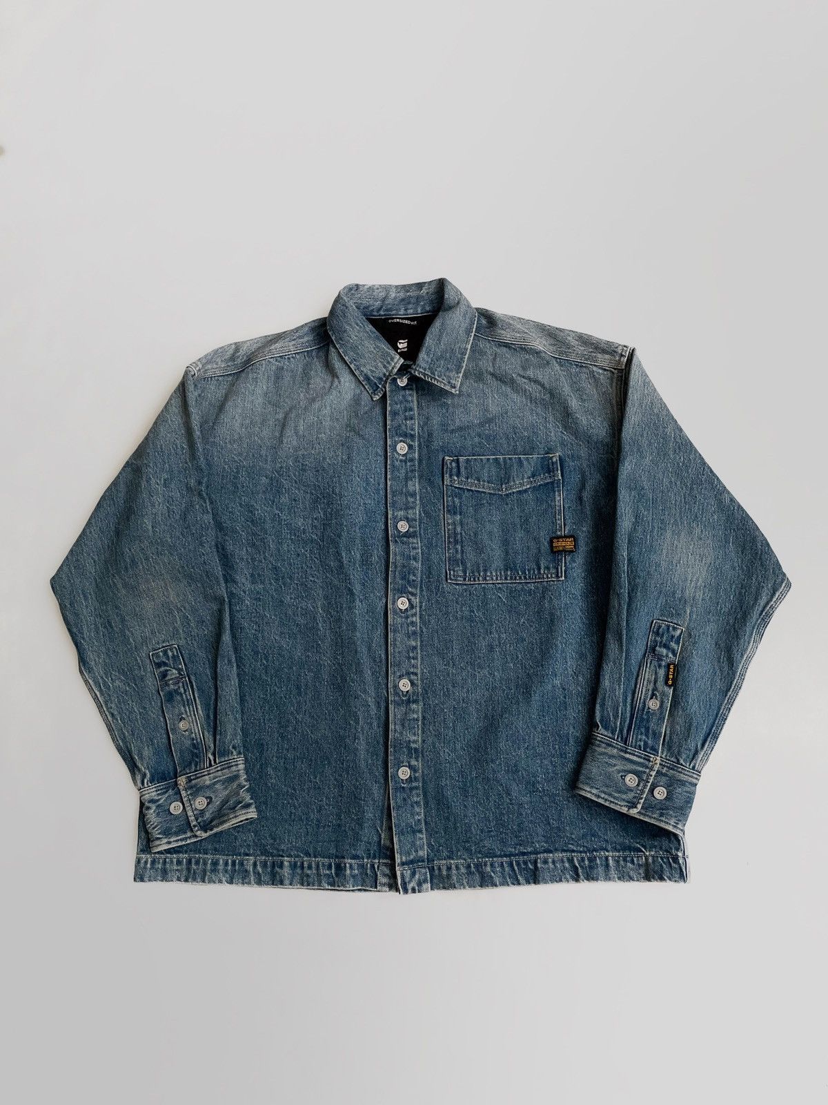G-Star G Star Raw stonewashed denim overshirt Japanese style Size US M / EU 48-50 / 2 - 1 Thumbnail