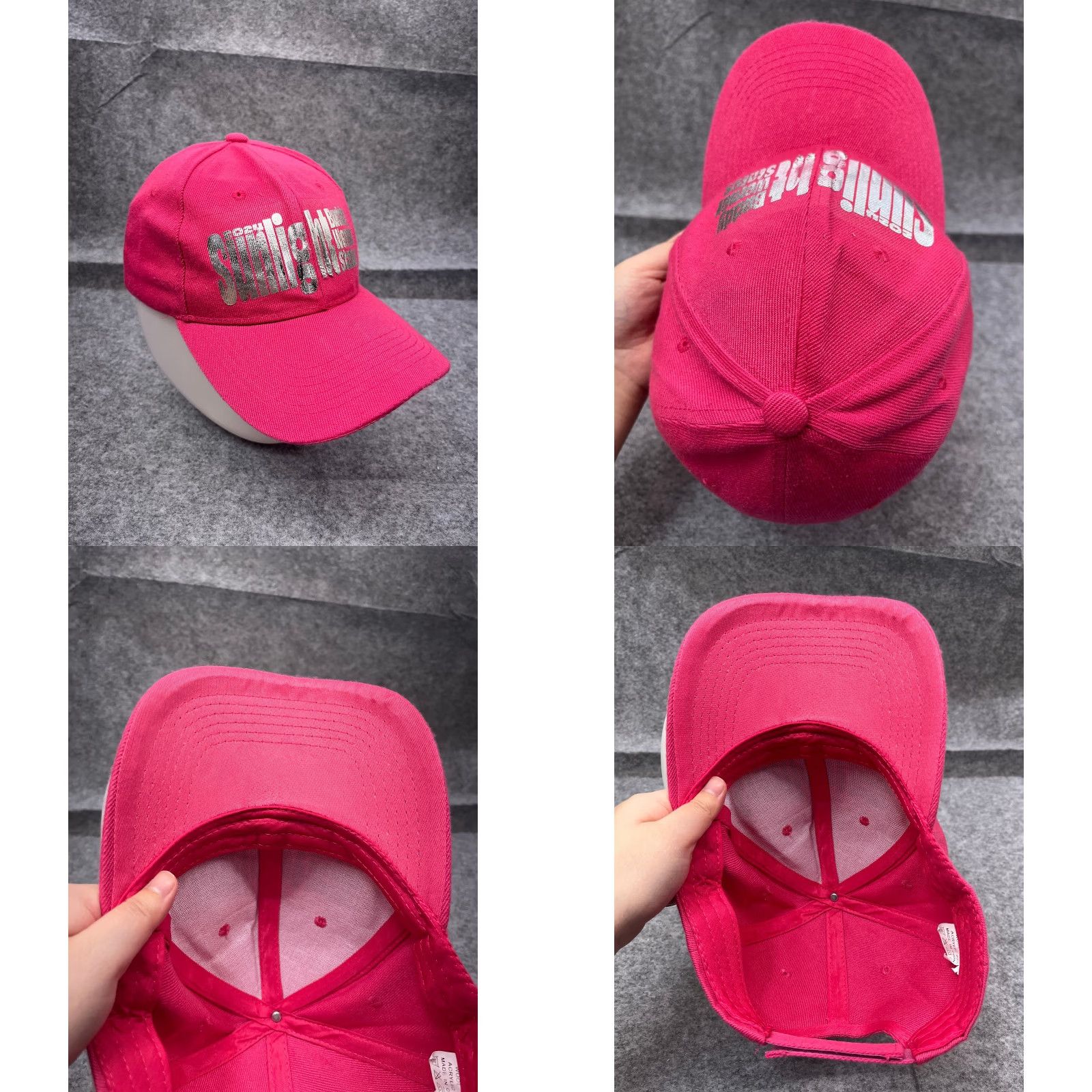 Vintage VINTAGE 2024 Sunlight Buddy Werner States Hat Cap Strap Back Adult OS Pink Acrylic Wool Size ONE SIZE - 8 Thumbnail