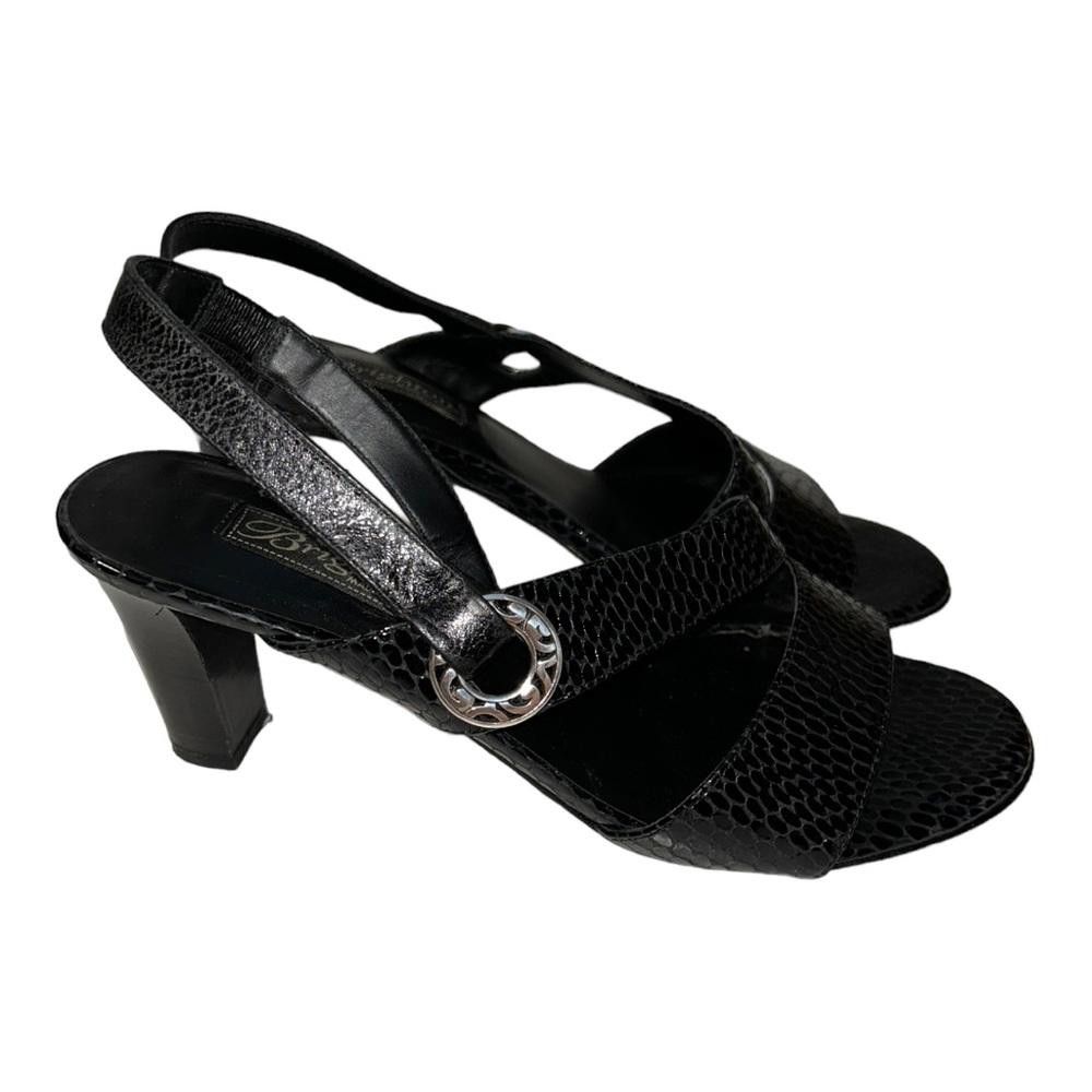 Brighton Brighton l Rivoli Patent Snakeskin Leather Heels Size 9 Size US 9 / IT 39 - 2 Thumbnail