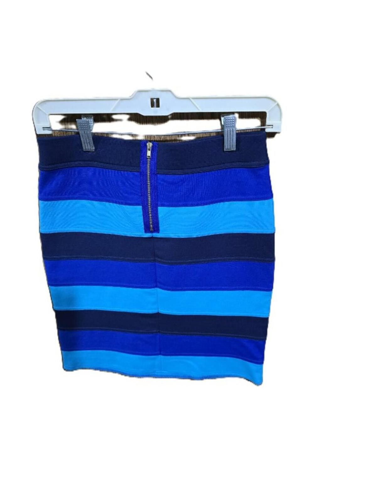 Other Lilly Pulitzer Cheyenne Pencil Skirt Blue Striped Stretch Size 28" / US 6 / IT 42 - 3 Thumbnail