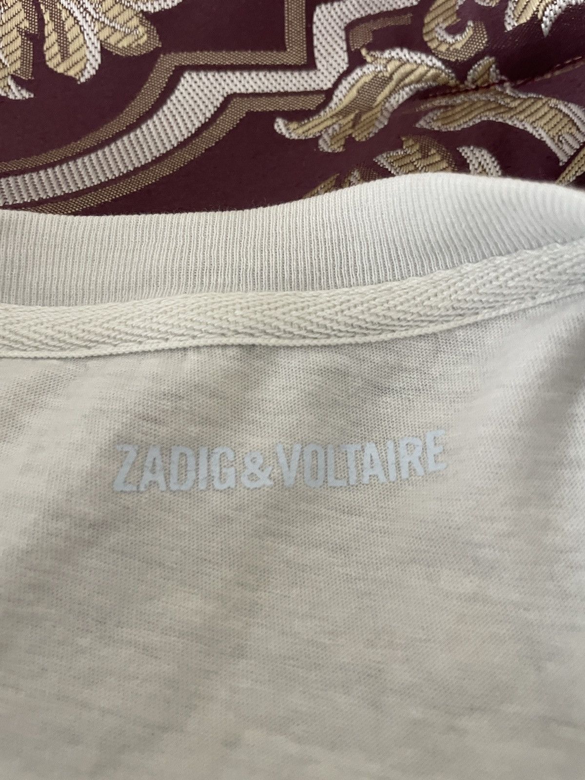 Zadig & Voltaire Tommy Amour Wings Flag (Love is the Answer) tee Size US M / EU 48-50 / 2 - 7 Thumbnail