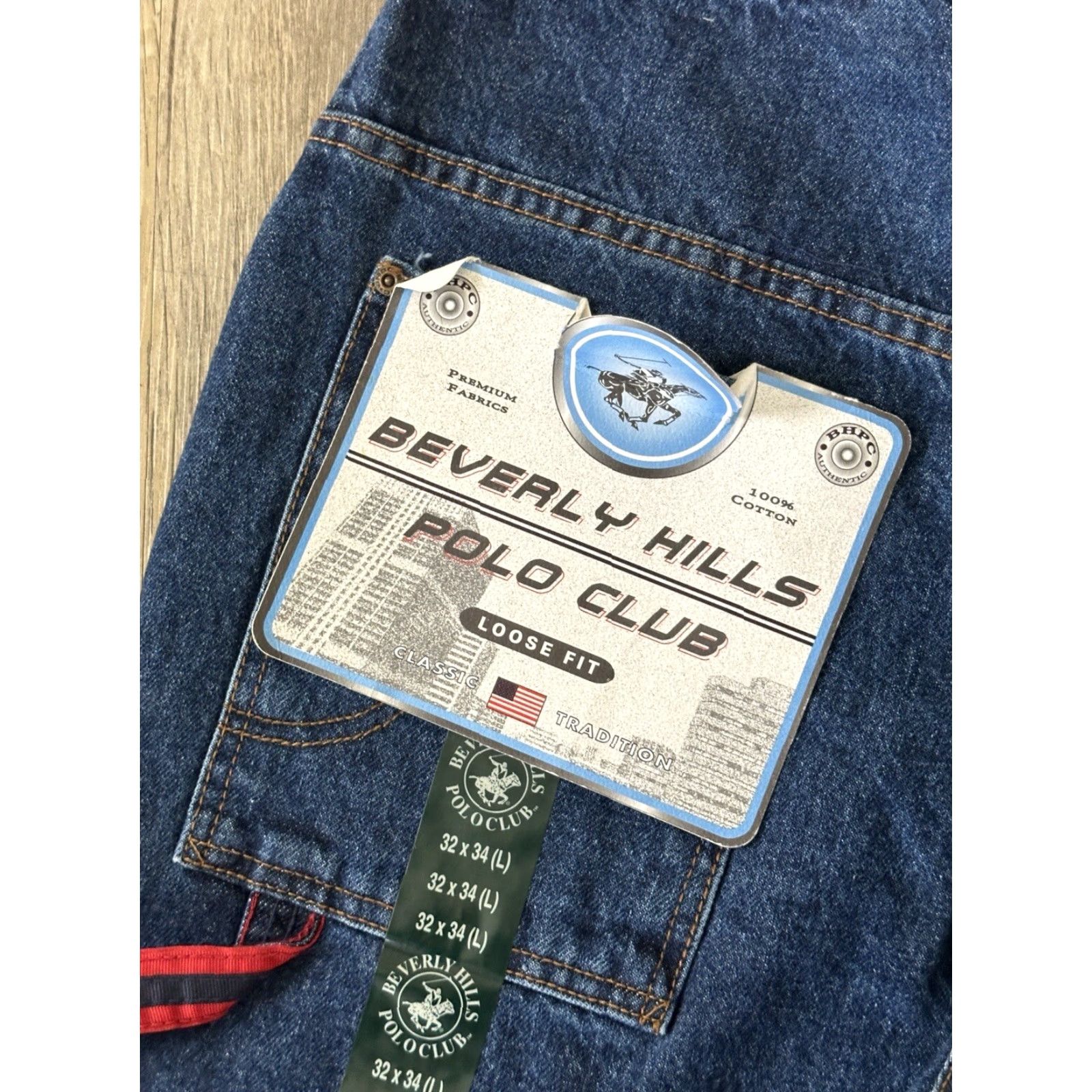 Beverly Hills Polo Club VINTAGE Beverly Hills Polo Club Jeans 32x34 Men’s Denim Blue Wide-Leg 9 LEG OPENING 5-Pocket Regular Baggy VTG RARE JNCO SKATER USA Polo Jeans Size US XS / EU 42 / 0 - 6 Thumbnail