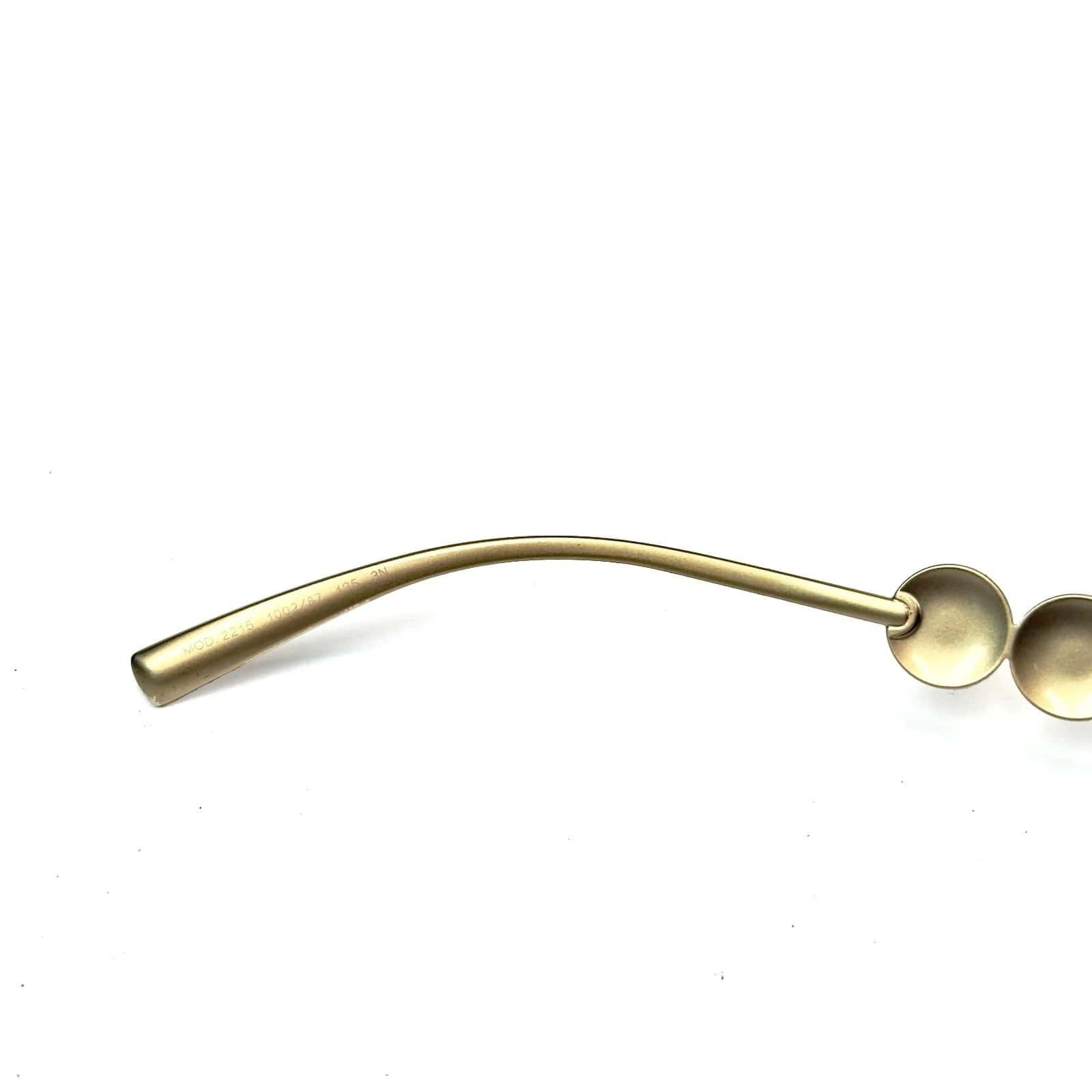 Versace VERSACE VE2215 2215 Coin Medusa Stud Gold Black Pilot Mask Size ONE SIZE - 5 Thumbnail