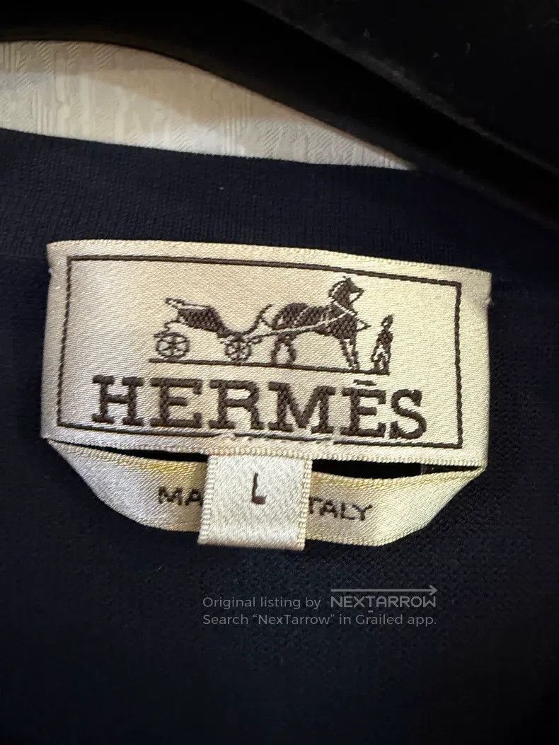 Hermes Hermes Horse Pattern Fuzzy Cloud Cashmere Knit Sweater Size L / US 10 / IT 46 - 3 Thumbnail