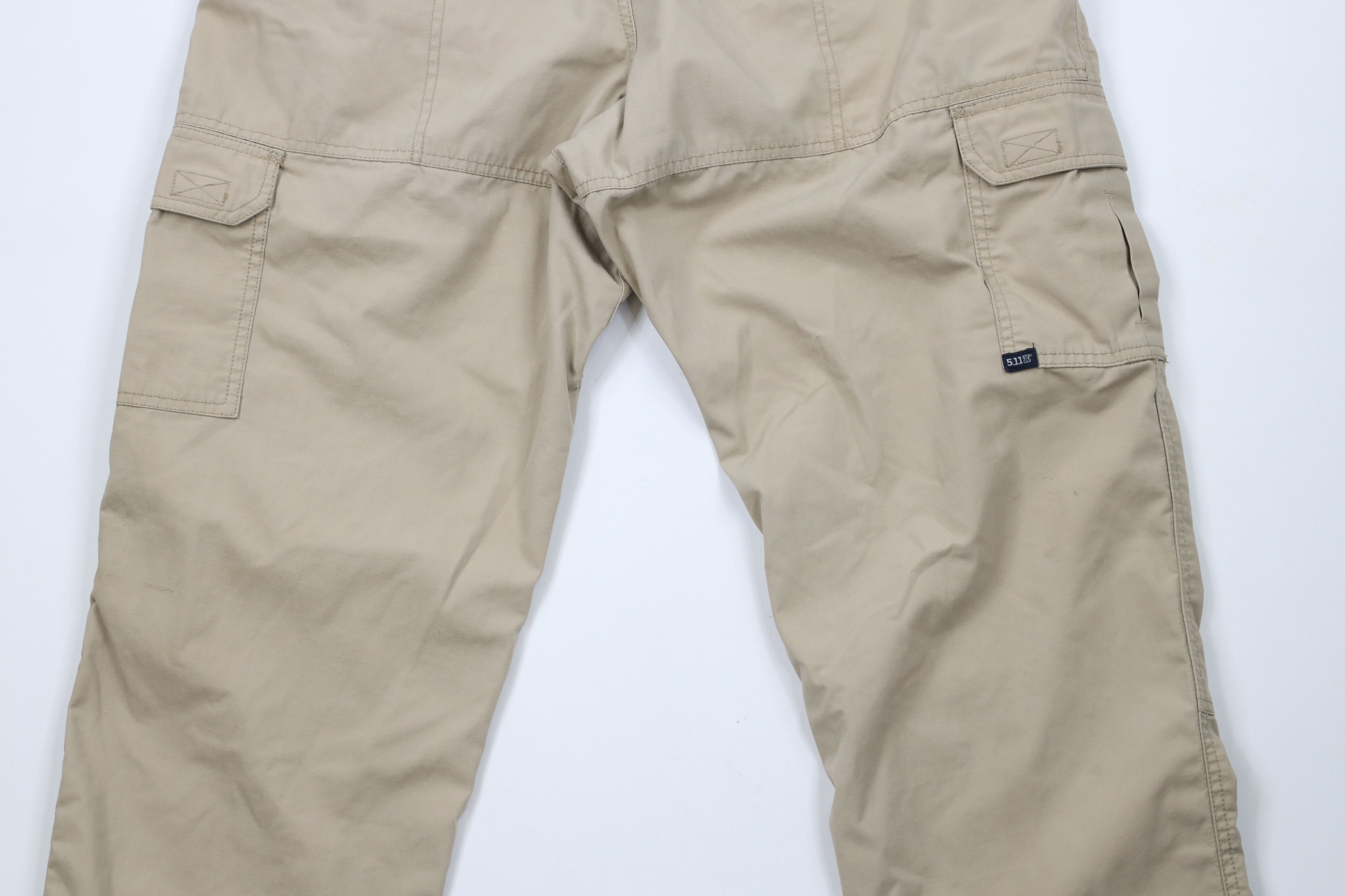 Vintage 5.11 Tactical Series Pro Double Knee Wide Leg Cargo Pants Size US 36 / EU 52 - 12 Thumbnail