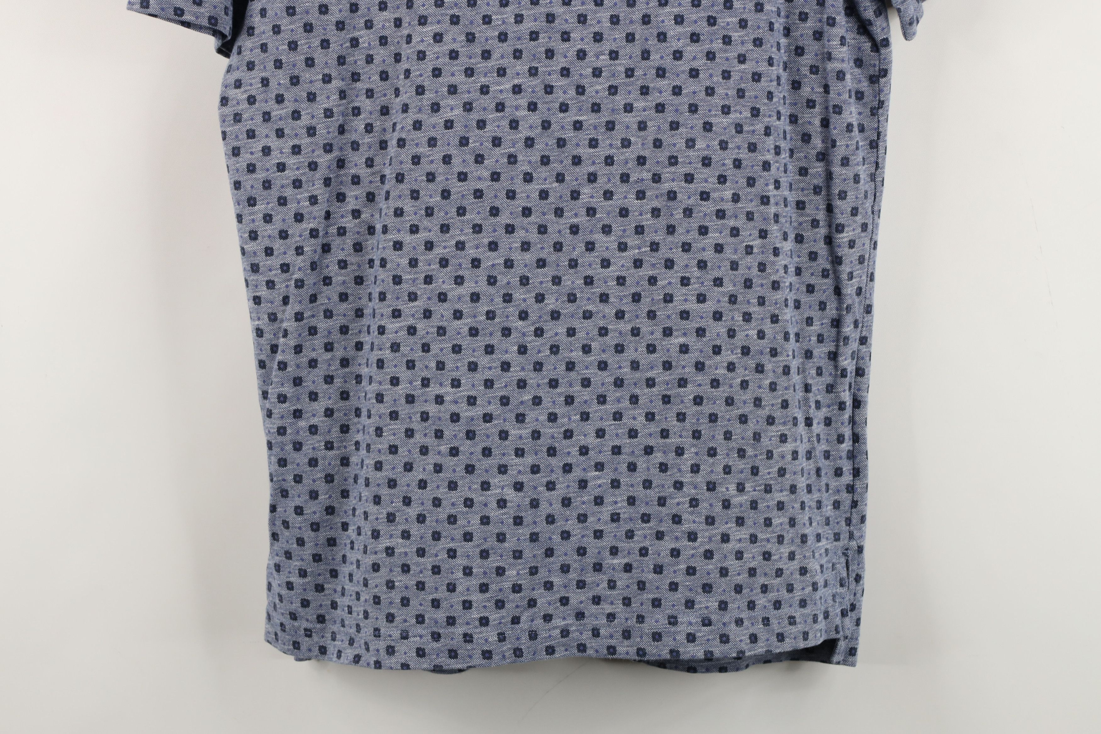 Brooks Brothers Brooks Brothers Linen Blend Geometric Knit Golf Polo Shirt Size US M / EU 48-50 / 2 - 3 Thumbnail