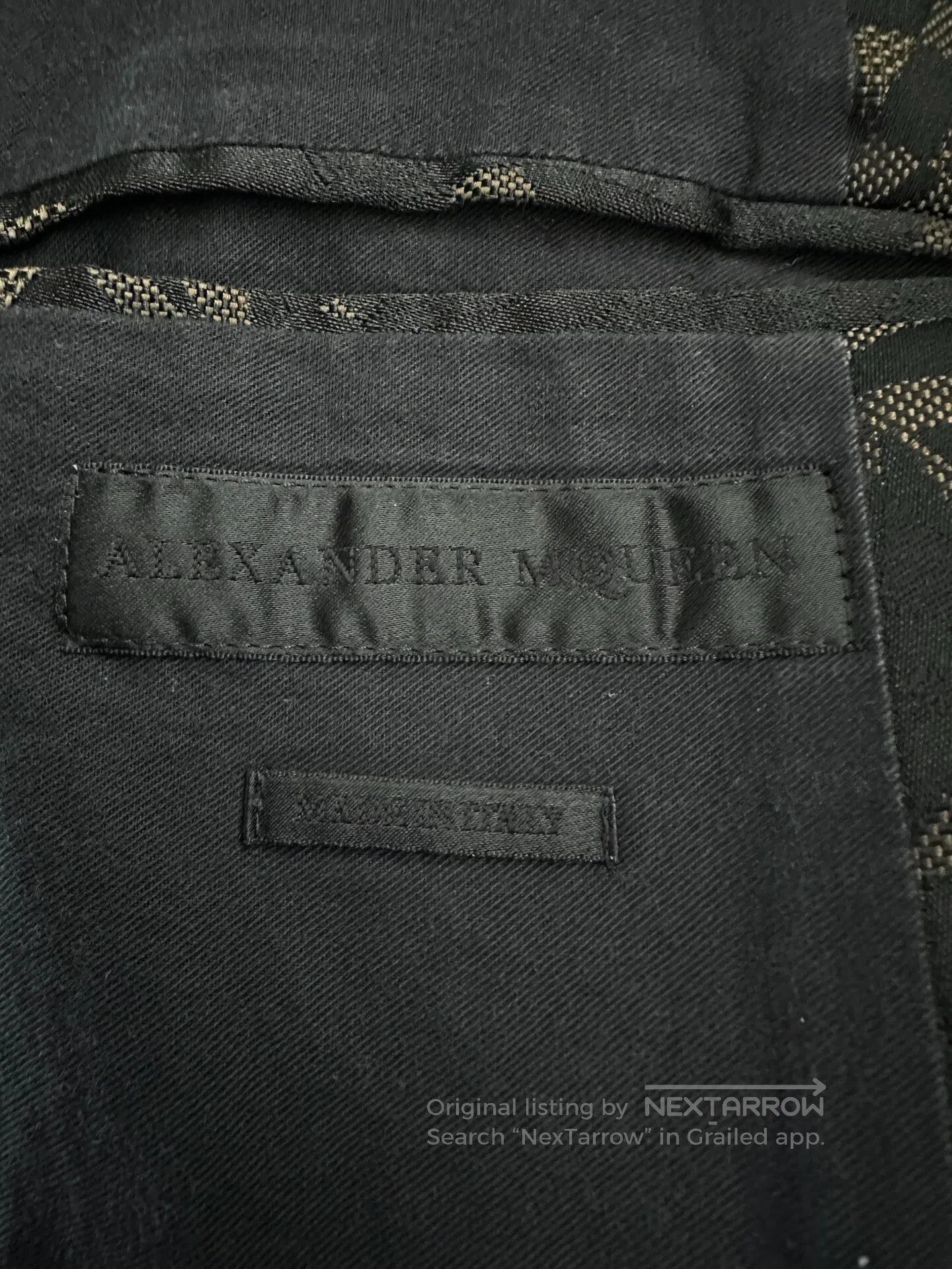 Alexander McQueen ALEXANDER MCQUEEN size48 Dark patterned skull woven jacket| Size US M / EU 48-50 / 2 - 4 Thumbnail