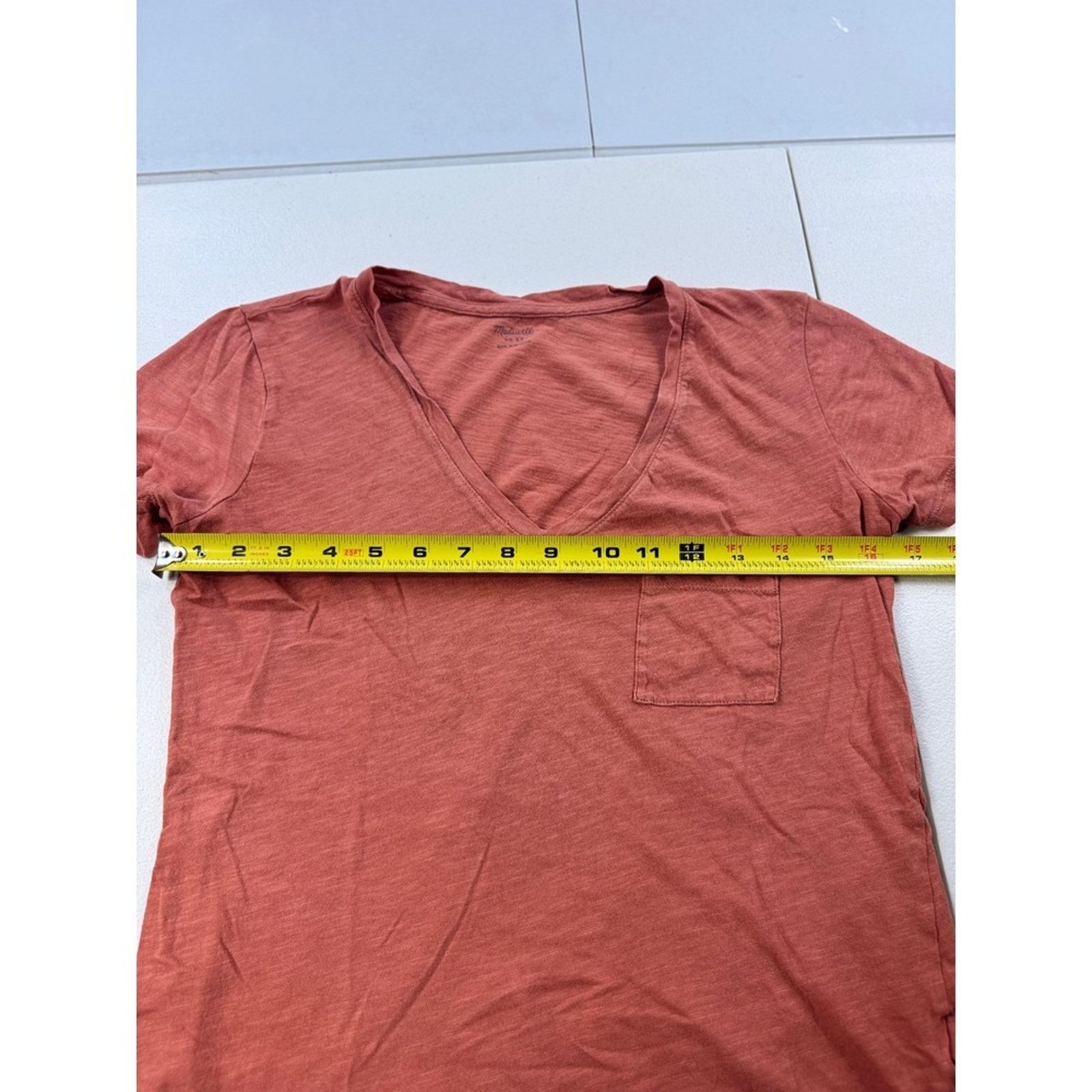 Madewell Madewell Women's V-Neck Pocket Tee‎ Shirt Bundle - XXS SET 3 Size XXS / US 00 / IT 34 - 6 Thumbnail