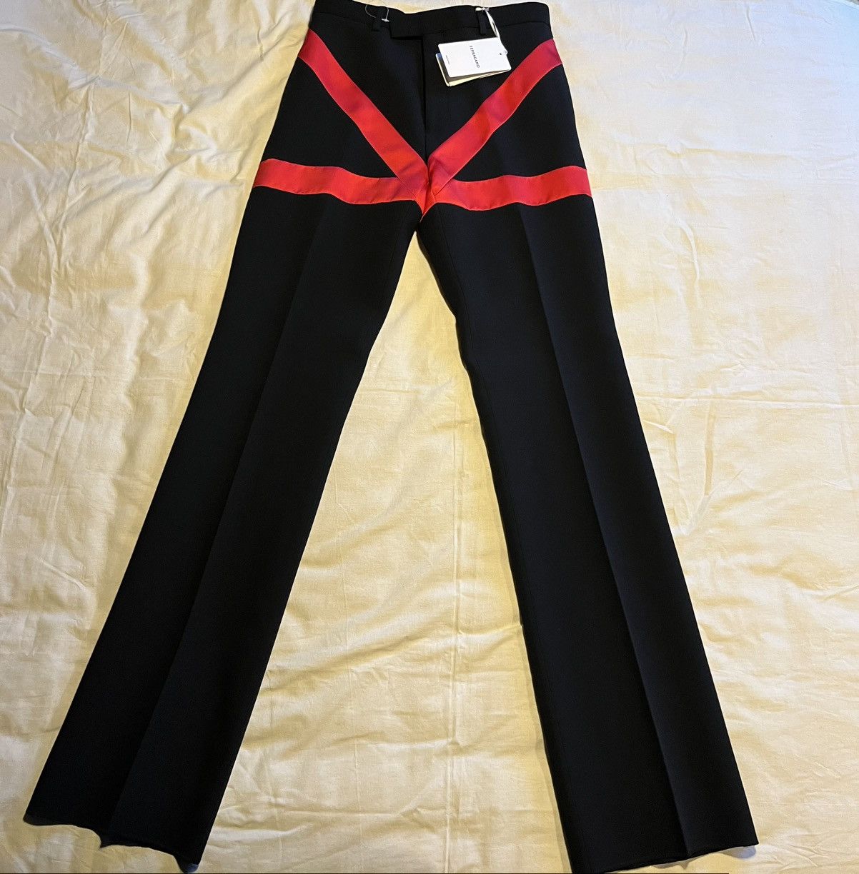 Salvatore Ferragamo Ferragamo wide leg wool pants. Size US 31 - 4 Thumbnail