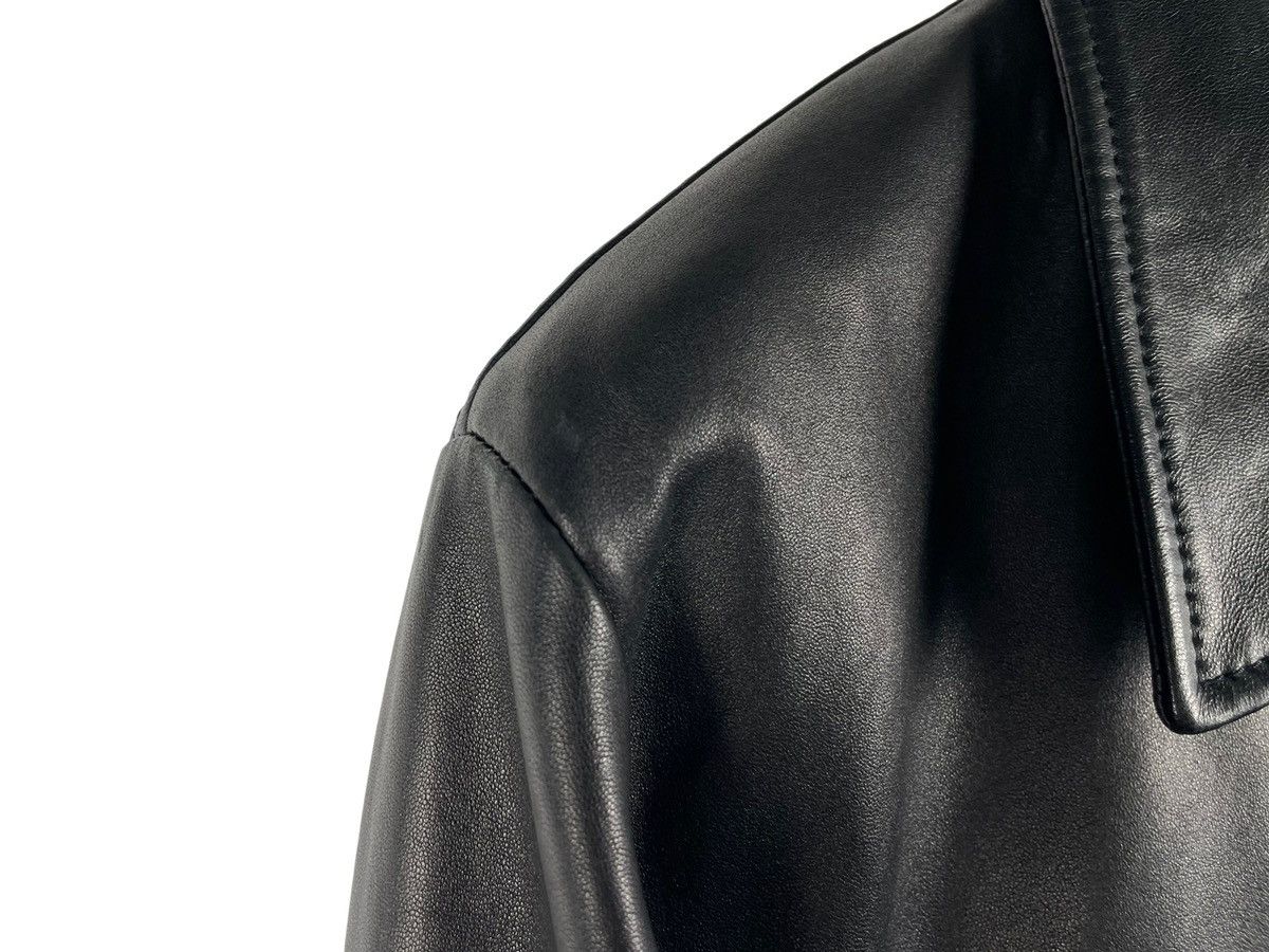 Amiri AMIRI Embroidered Collar Leather Jacket Size US M / EU 48-50 / 2 - 6 Thumbnail