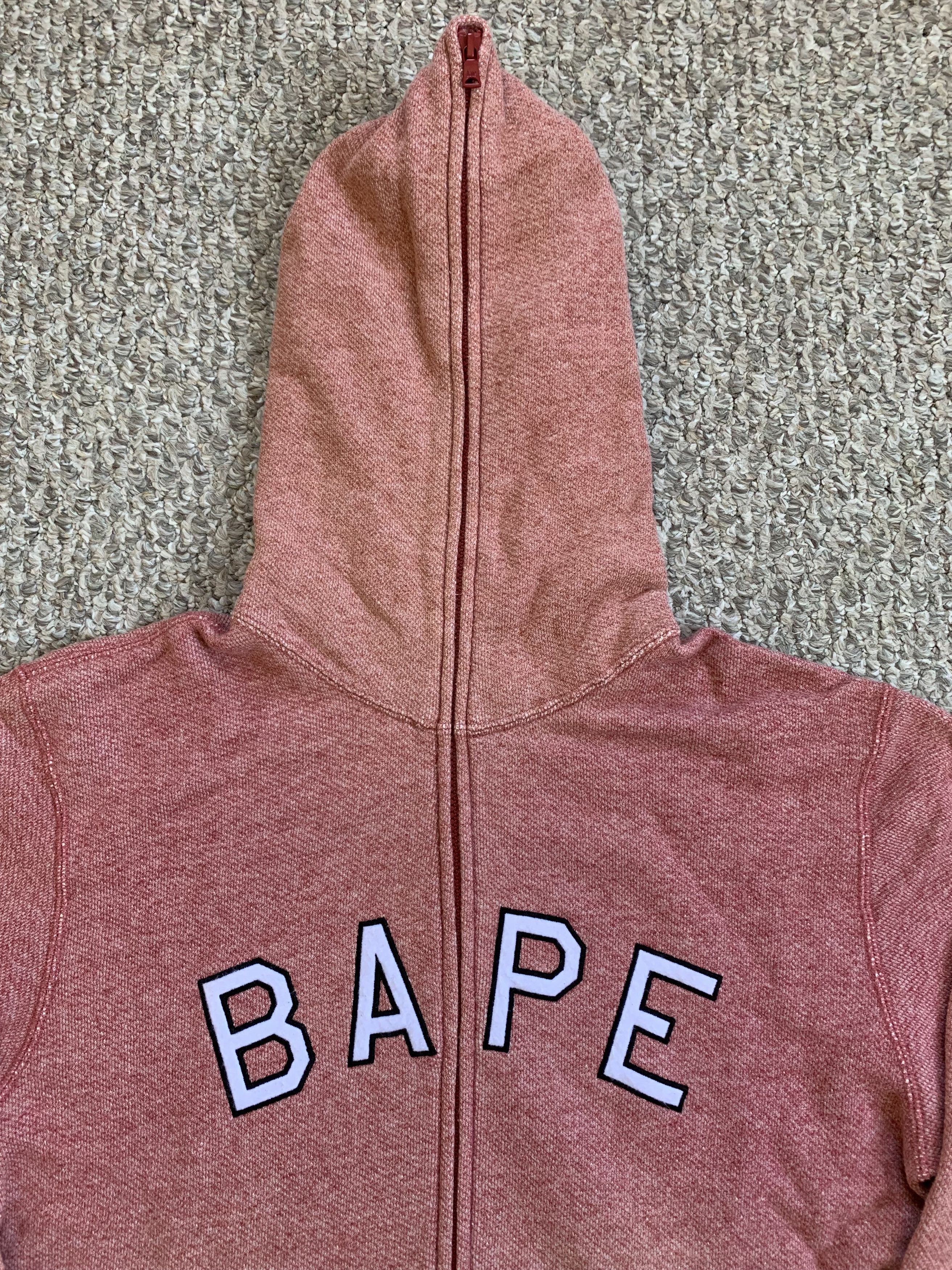 Bape OG Bape Full Zip Spellout Hoodie Size US XL / EU 56 / 4 - 2 Thumbnail