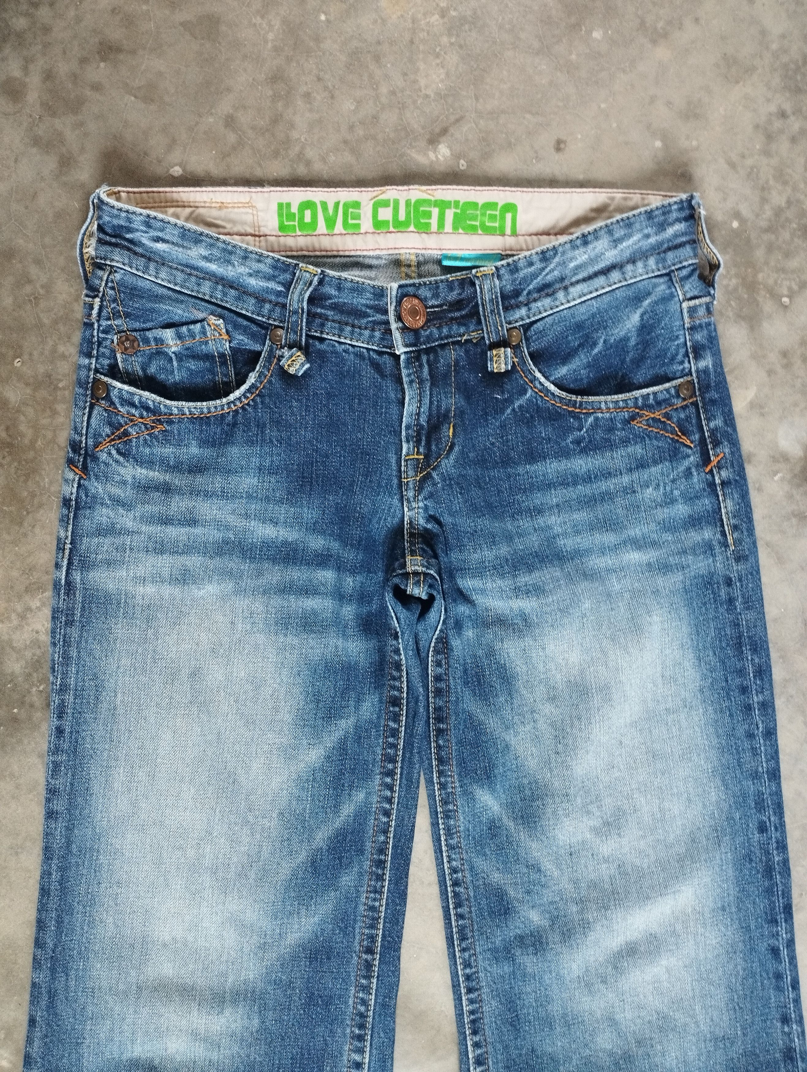 Tornado Mart Super Flare Jeans Japanese Sweet Camel Baggy Jeans Size US 28 / EU 44 - 4 Thumbnail
