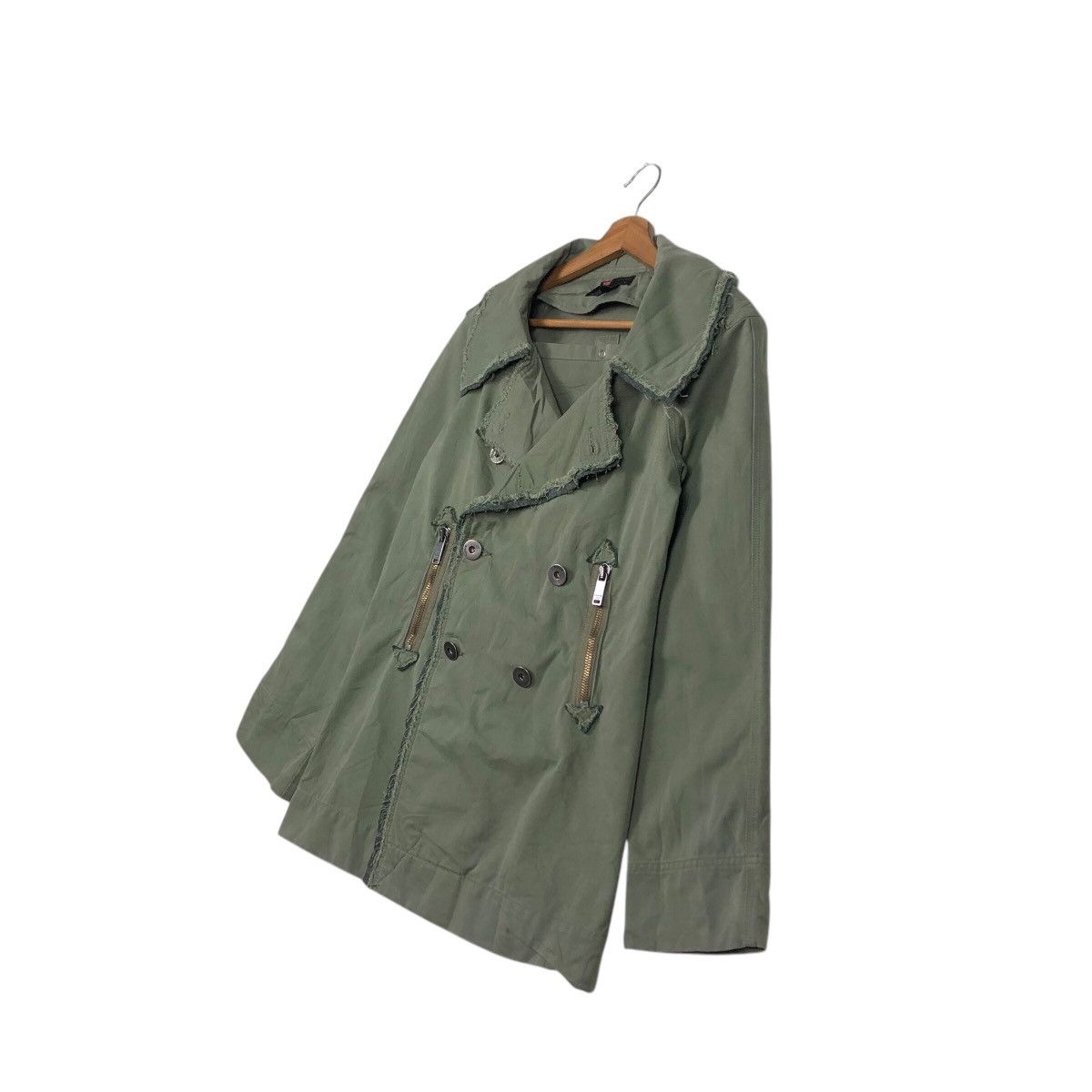 Diesel 📌Vintage Biker Military Jacket Diesel Double Collar Size US S / EU 44-46 / 1 - 3 Thumbnail