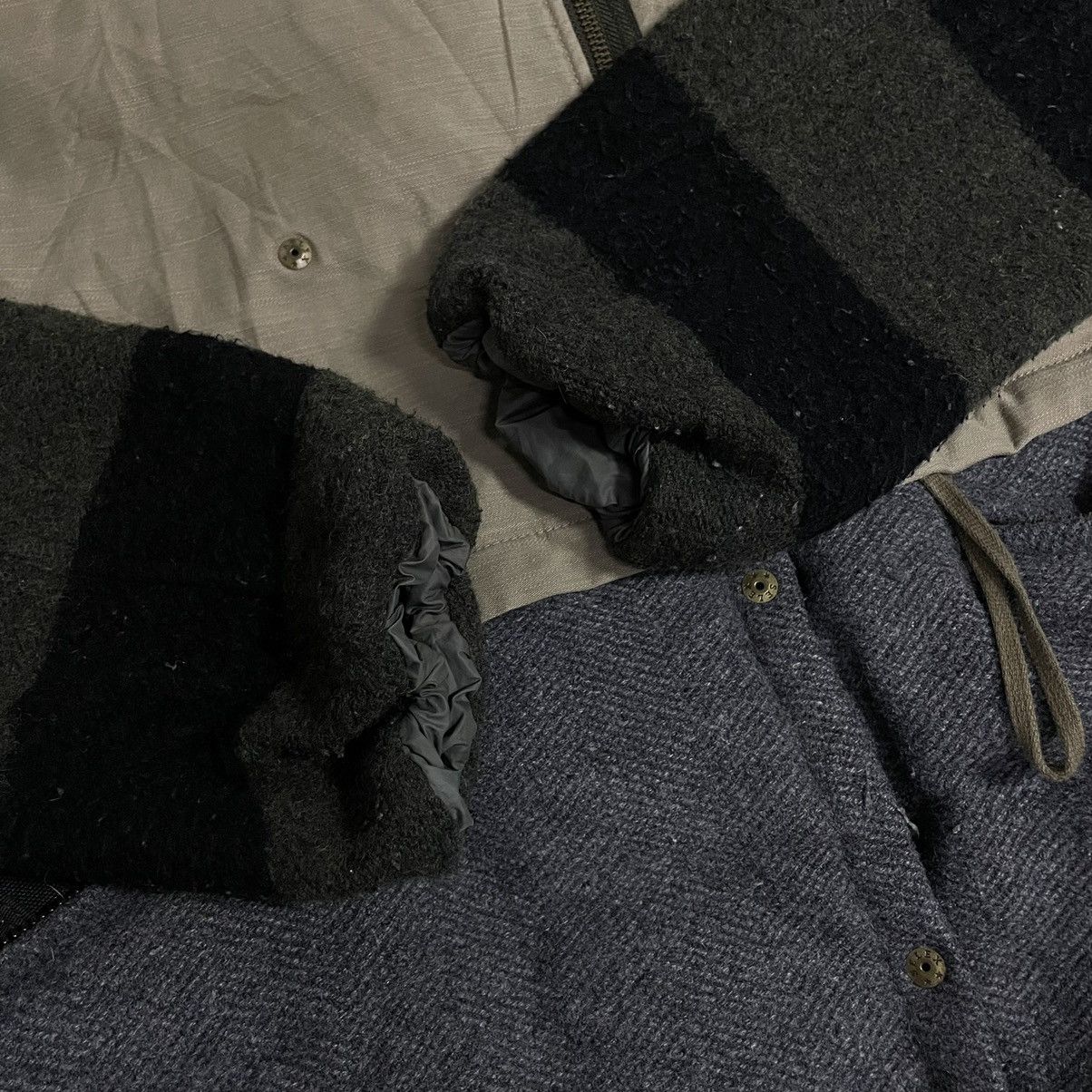 Blanc Noir BLANC MULTICOLOR WOOL + COTTON HOODIE JACKET Size US M / EU 48-50 / 2 - 14 Thumbnail
