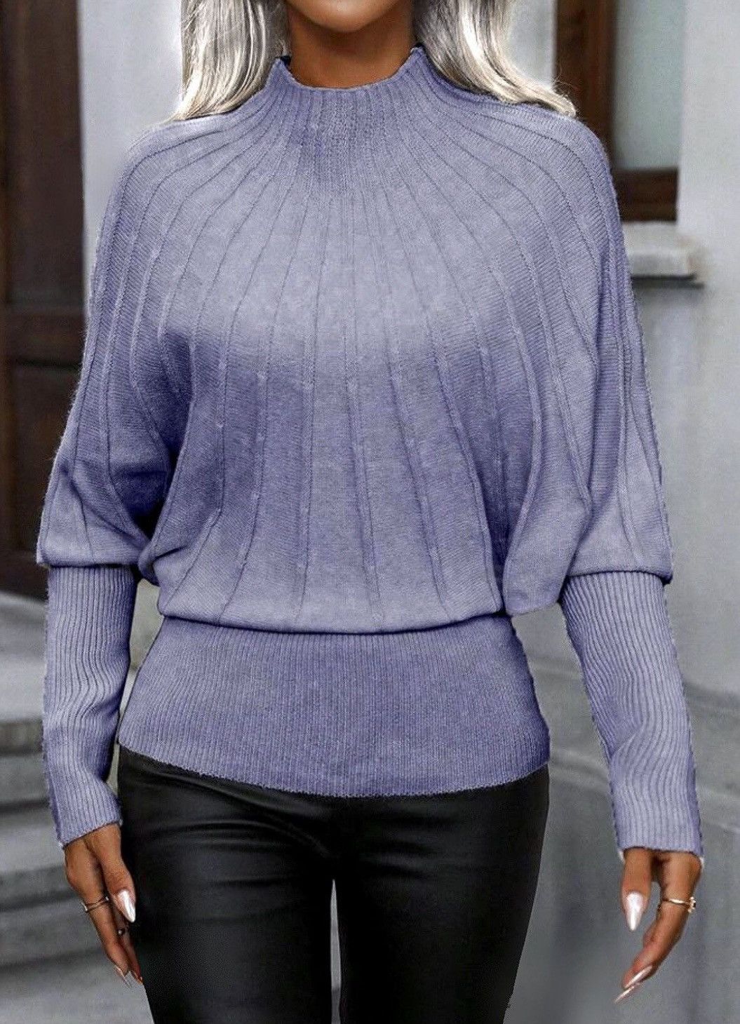 Designer × Other NWT, Lavishly Paris Women's Luxurious Batwing Sweater Size M / US 6-8 / IT 42-44 - 1 Thumbnail