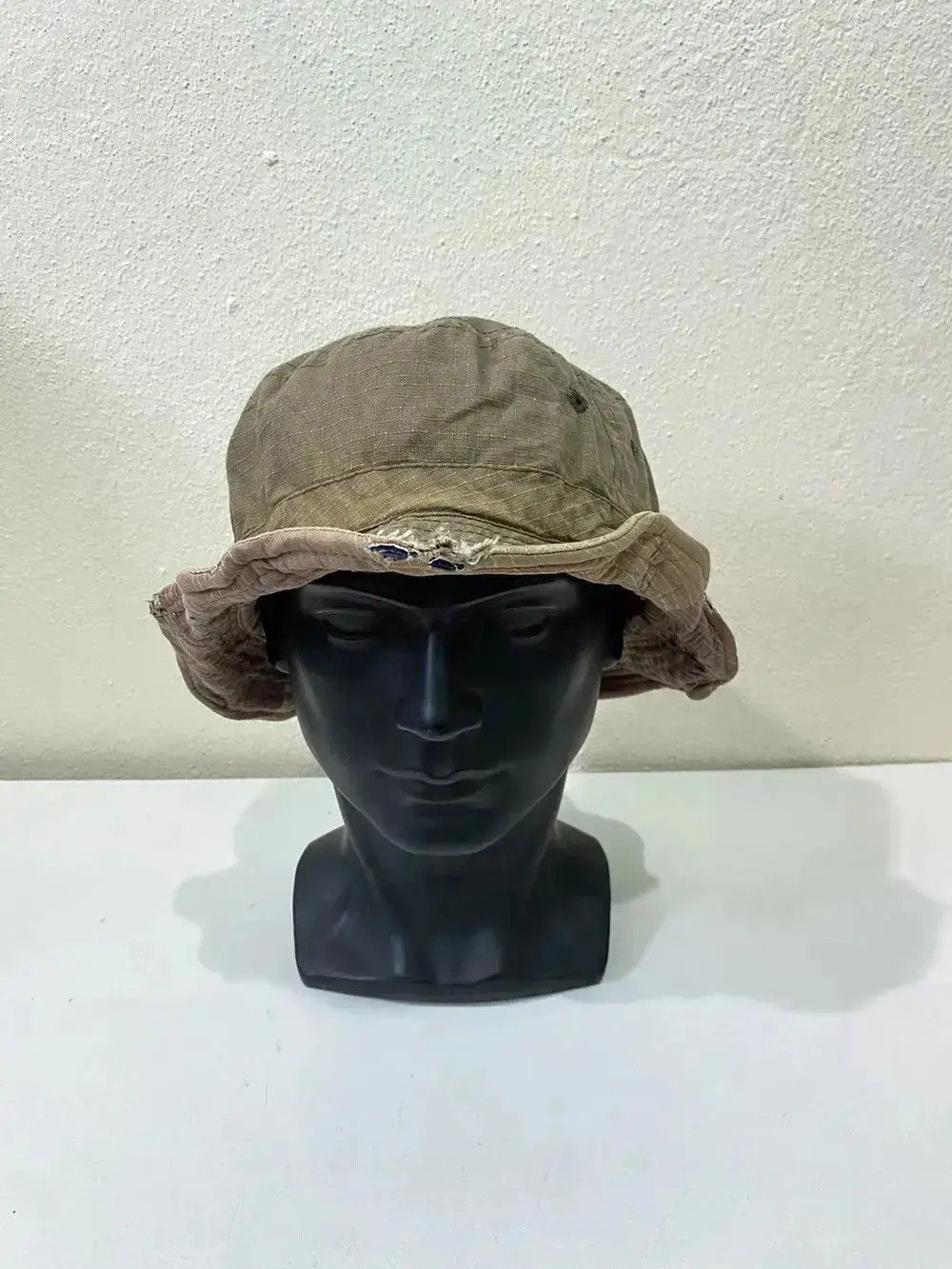 Japanese Brand Japanese Brand Patchwork Bucket Hat Size ONE SIZE - 4 Thumbnail