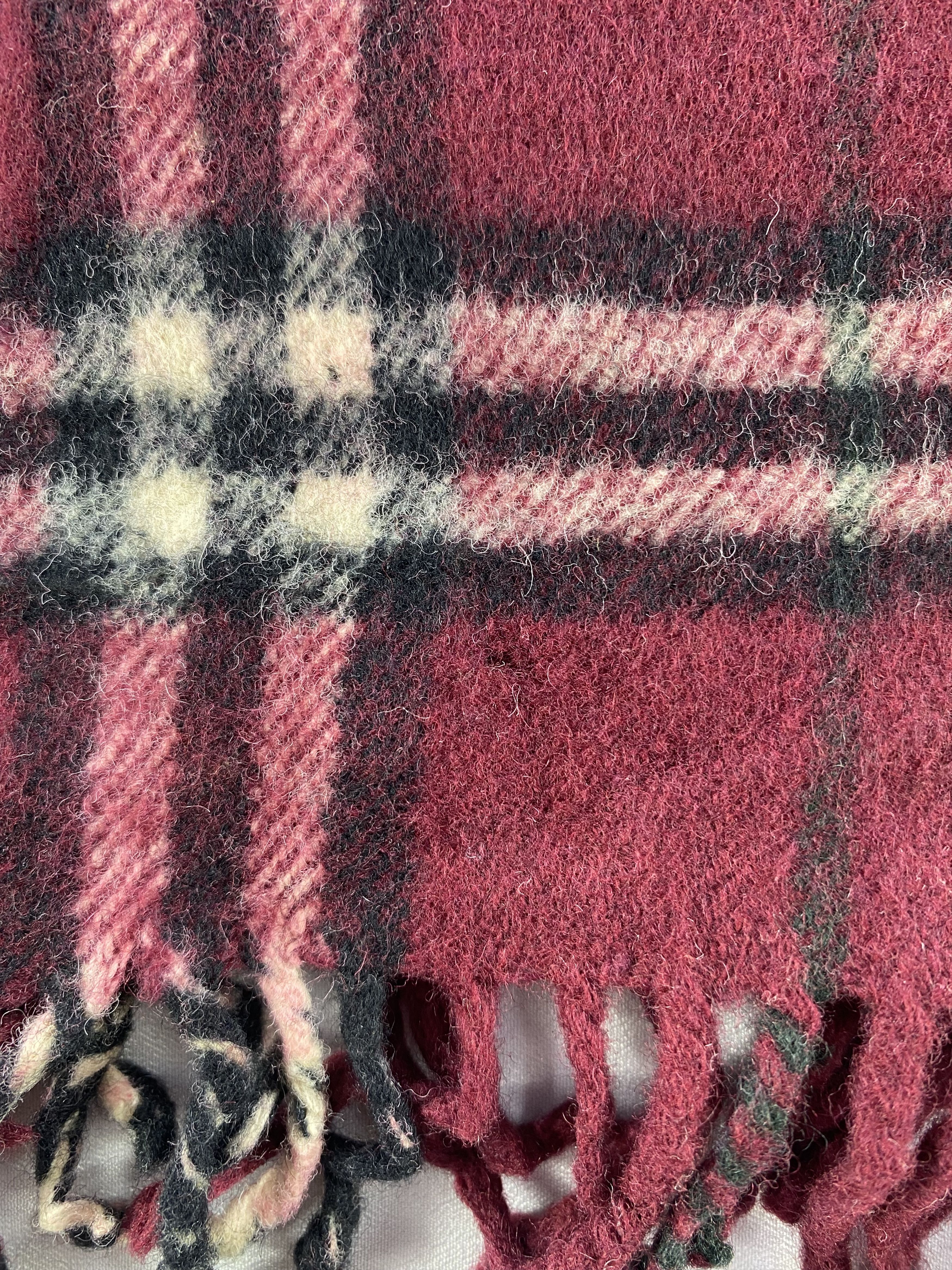 Burberry × Vintage Burberry Scarf / Muffler / Neckwear - WW1028 Size ONE SIZE - 2 Thumbnail
