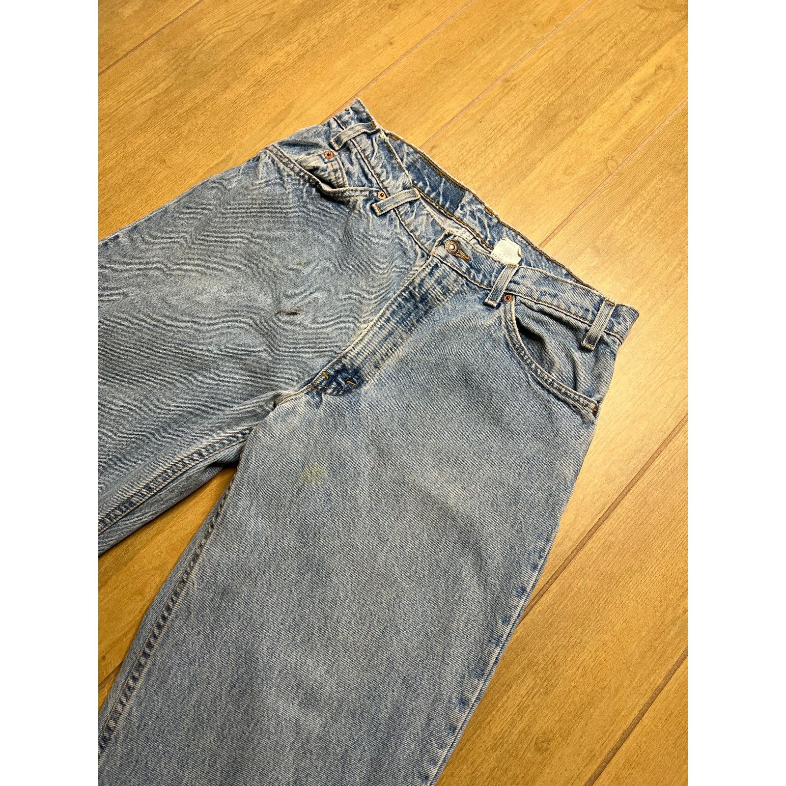 Levi's Vintage Levi’s 560 Loose Fit Tapered Jeans USA 33x32 Orange Size US 33 - 4 Thumbnail