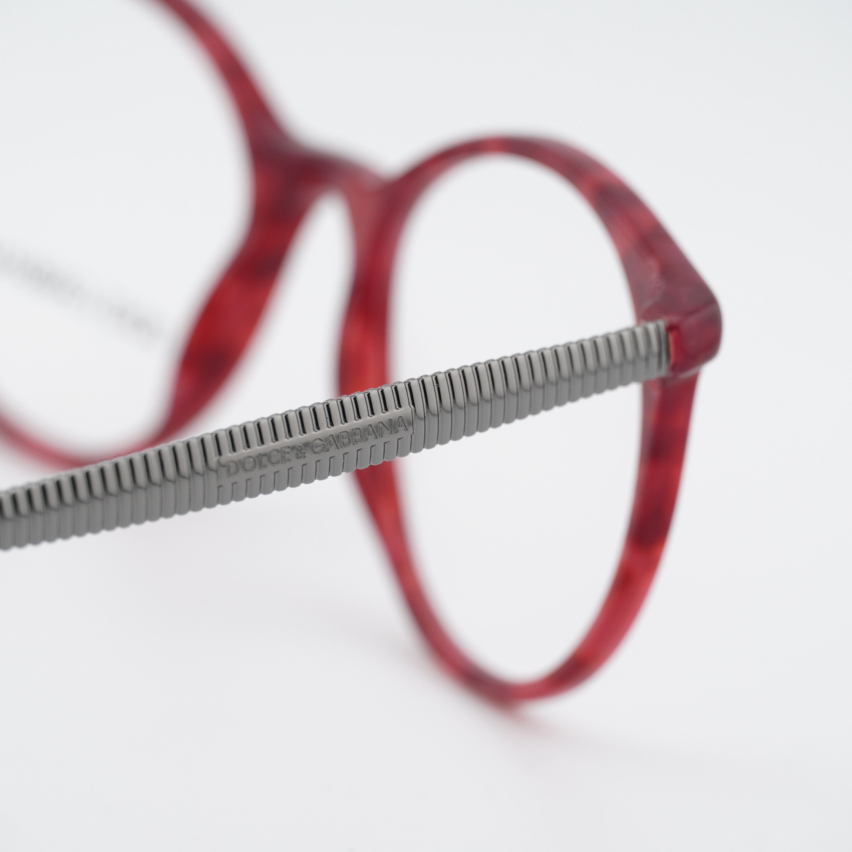 Dolce & Gabbana Dolce & Gabbana DG3292 3175 Eyeglasses Round 50mm Cherry Size ONE SIZE - 5 Thumbnail