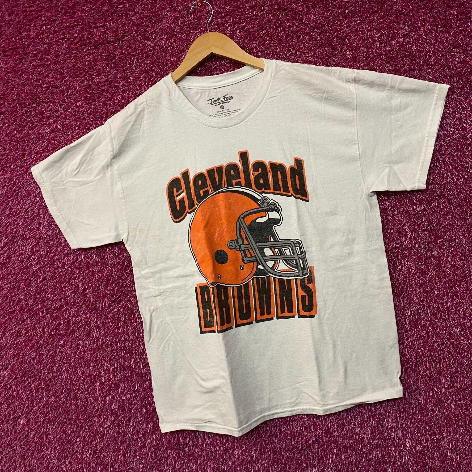 Junk Food Junk Food Clothing NFL Cleveland Browns Throwback Helmet T-S Size US M / EU 48-50 / 2 - 3 Thumbnail