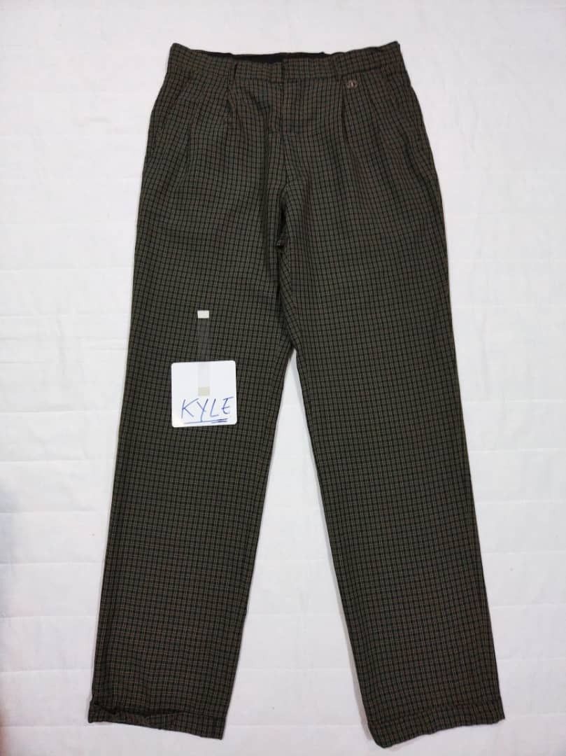 Balenciaga × Designer BALENCIAGA GOLF CHECKED CASUAL PANTS Size US 31 - 2 Thumbnail