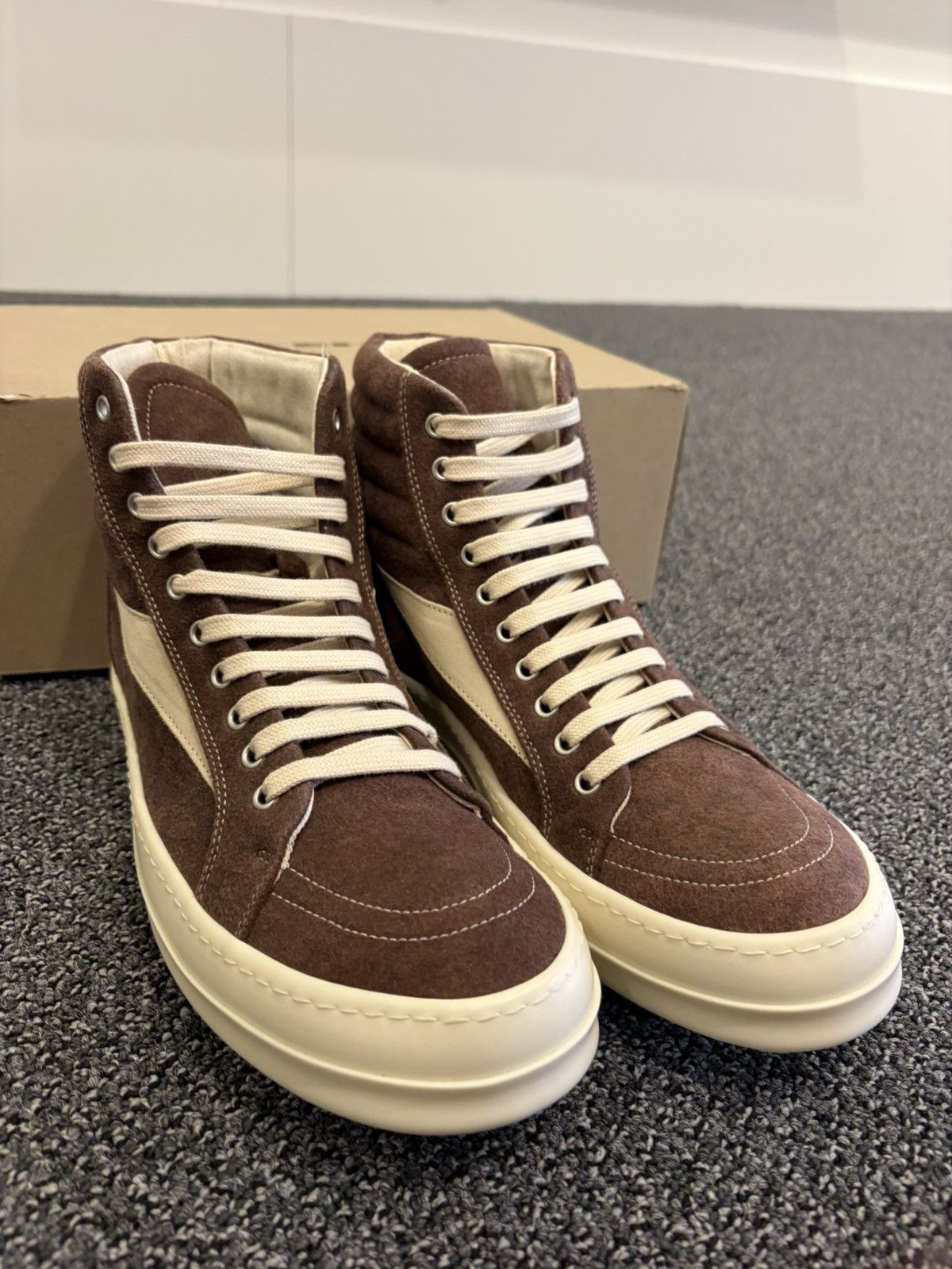 Rick Owens Rick Owens Drkshdw "Terra Brown" Size US 9 / EU 42 - 3 Thumbnail