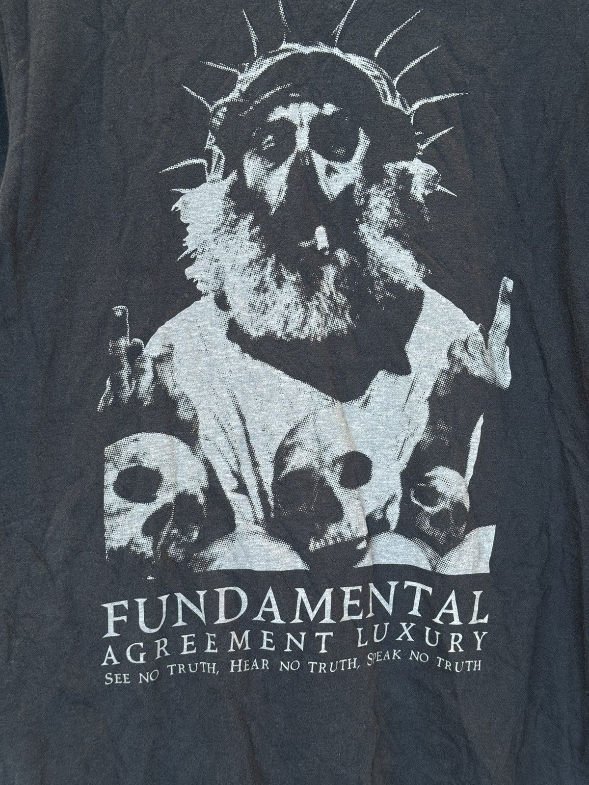 Japanese Brand × Vintage Y2K Fundamental Punk Riot Poem Sleeveless Size US L / EU 52-54 / 3 - 3 Thumbnail