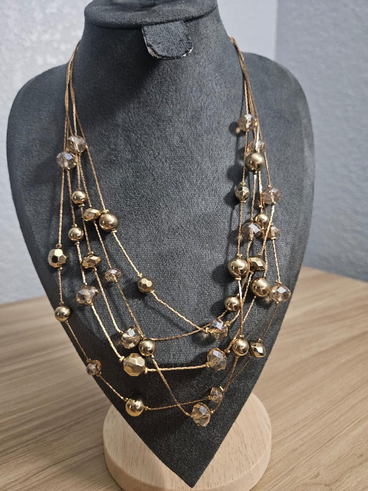 Other Gold toned multistrand necklace Size ONE SIZE - 1 Thumbnail