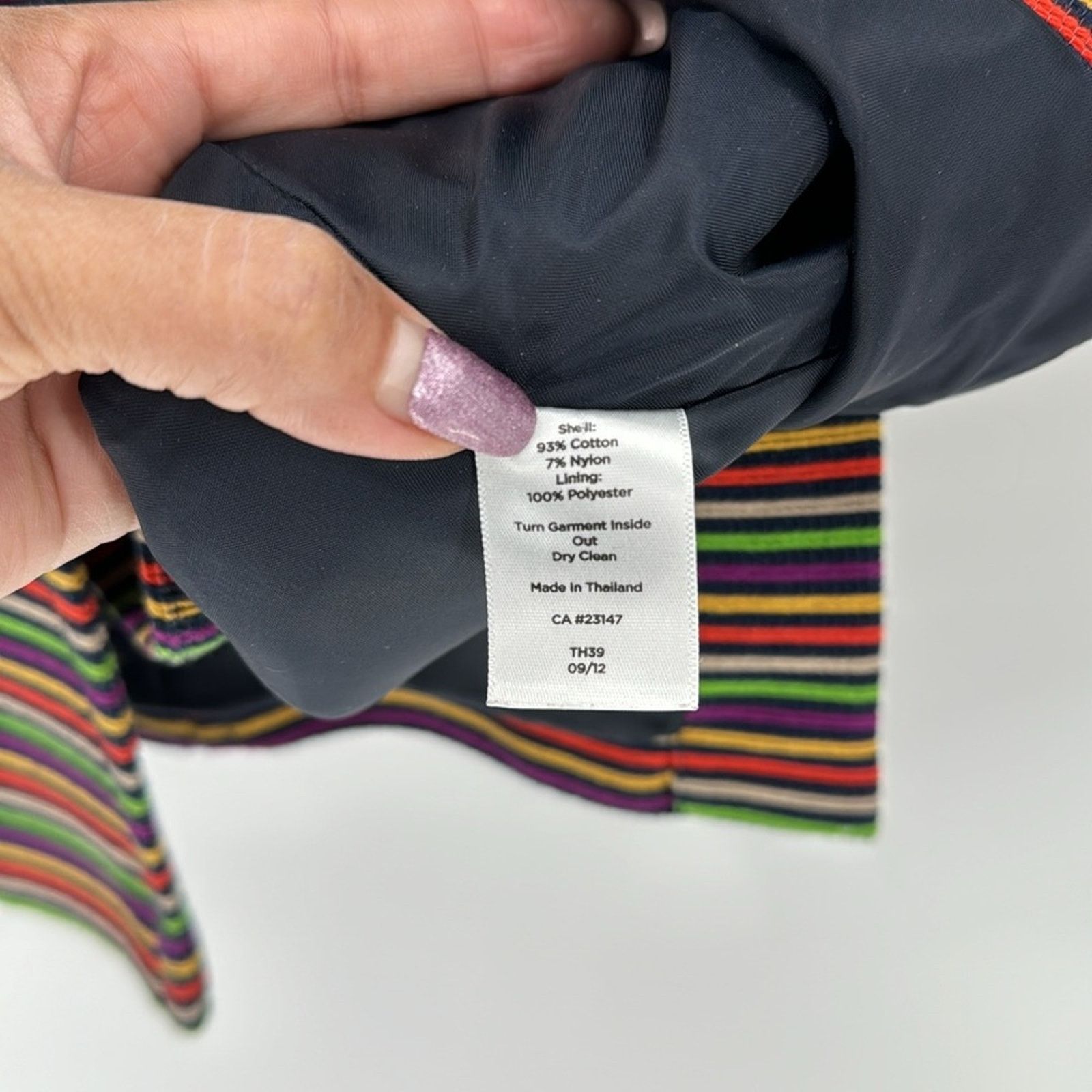 Other Talbots Cotton Blend Striped Blazer Multicolor Lined sz 4P Size S / US 4 / IT 40 - 6 Thumbnail