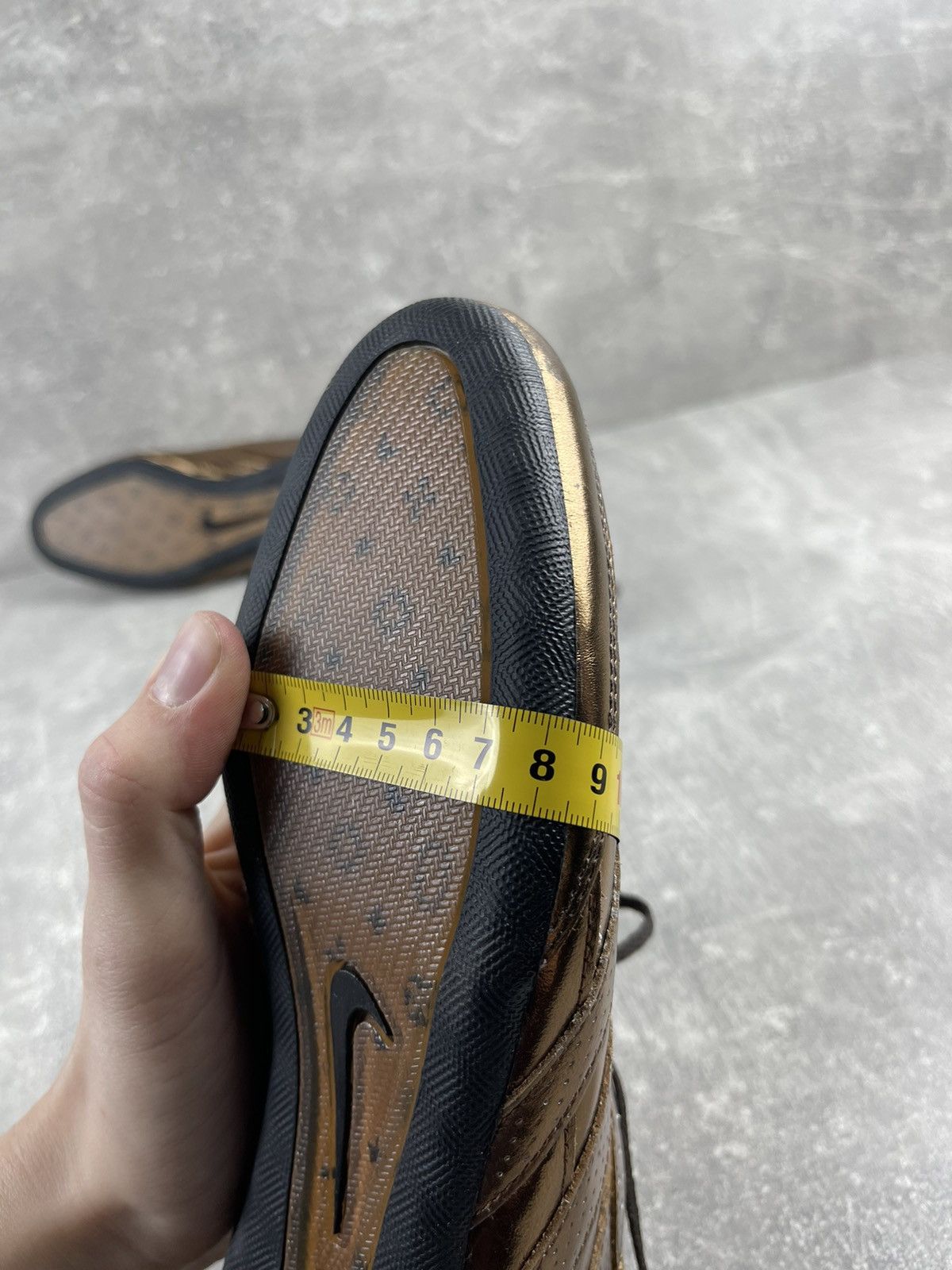 Nike × Vintage Nike NEW Gold ROUBAIX Leather Sneaker Shoes Size US 7.5 / IT 37.5 - 14 Thumbnail