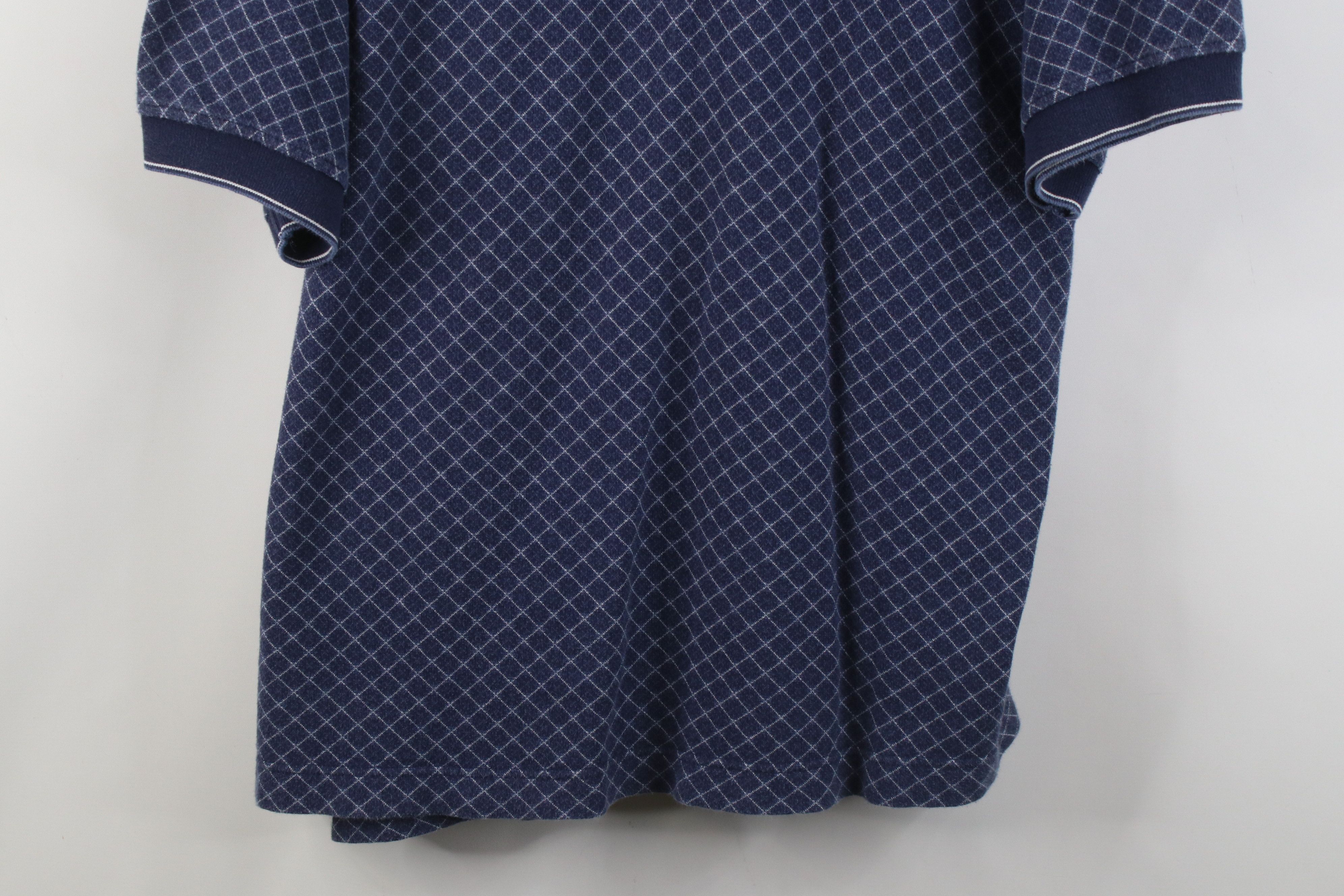 Vintage Vintage 90s Streetwear Diamond Knit Golf Polo Shirt USA Size US XL / EU 56 / 4 - 3 Thumbnail