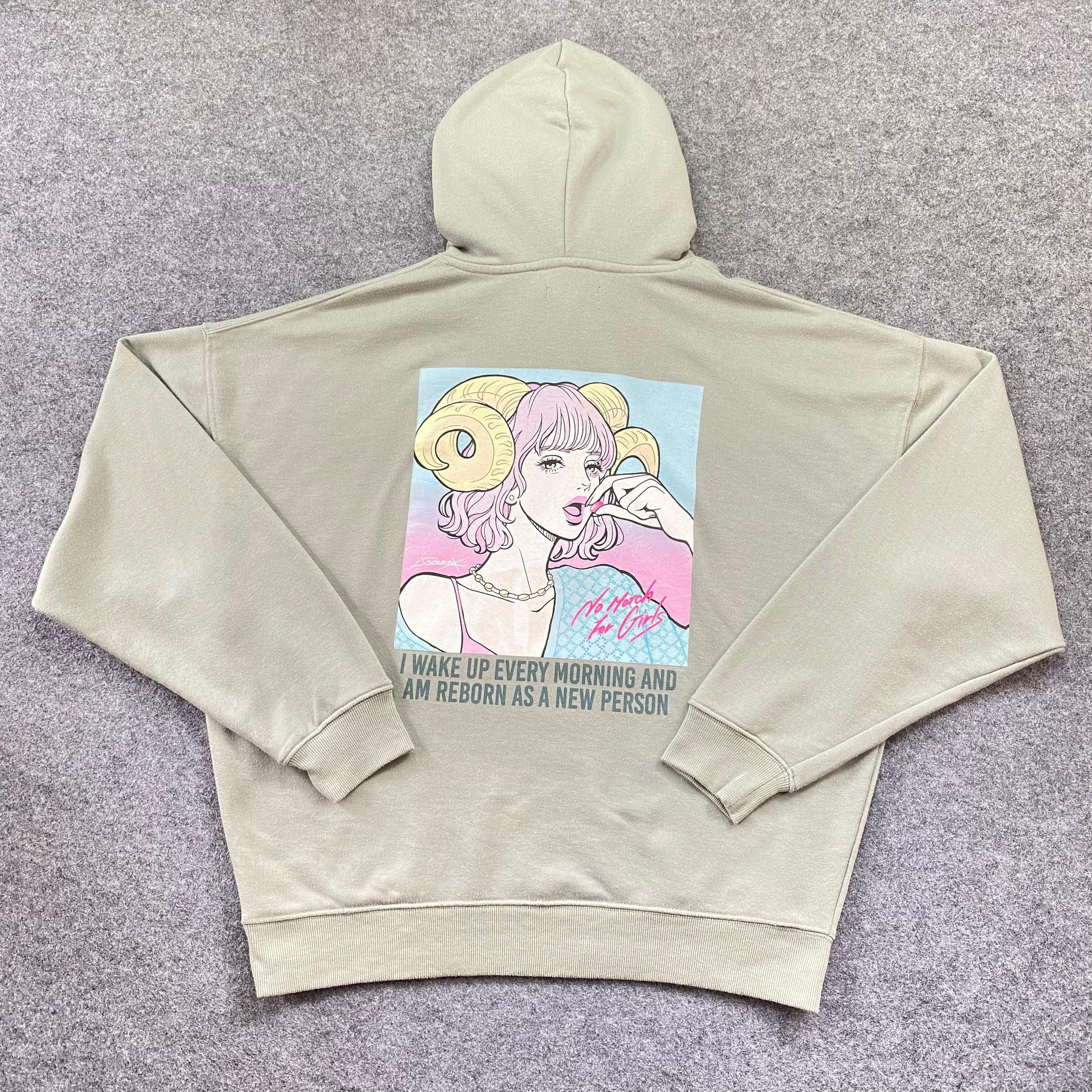 Japanese Brand Vintage Back Number No Match For Girl Hoodies Size US XL / EU 56 / 4 - 1 Thumbnail