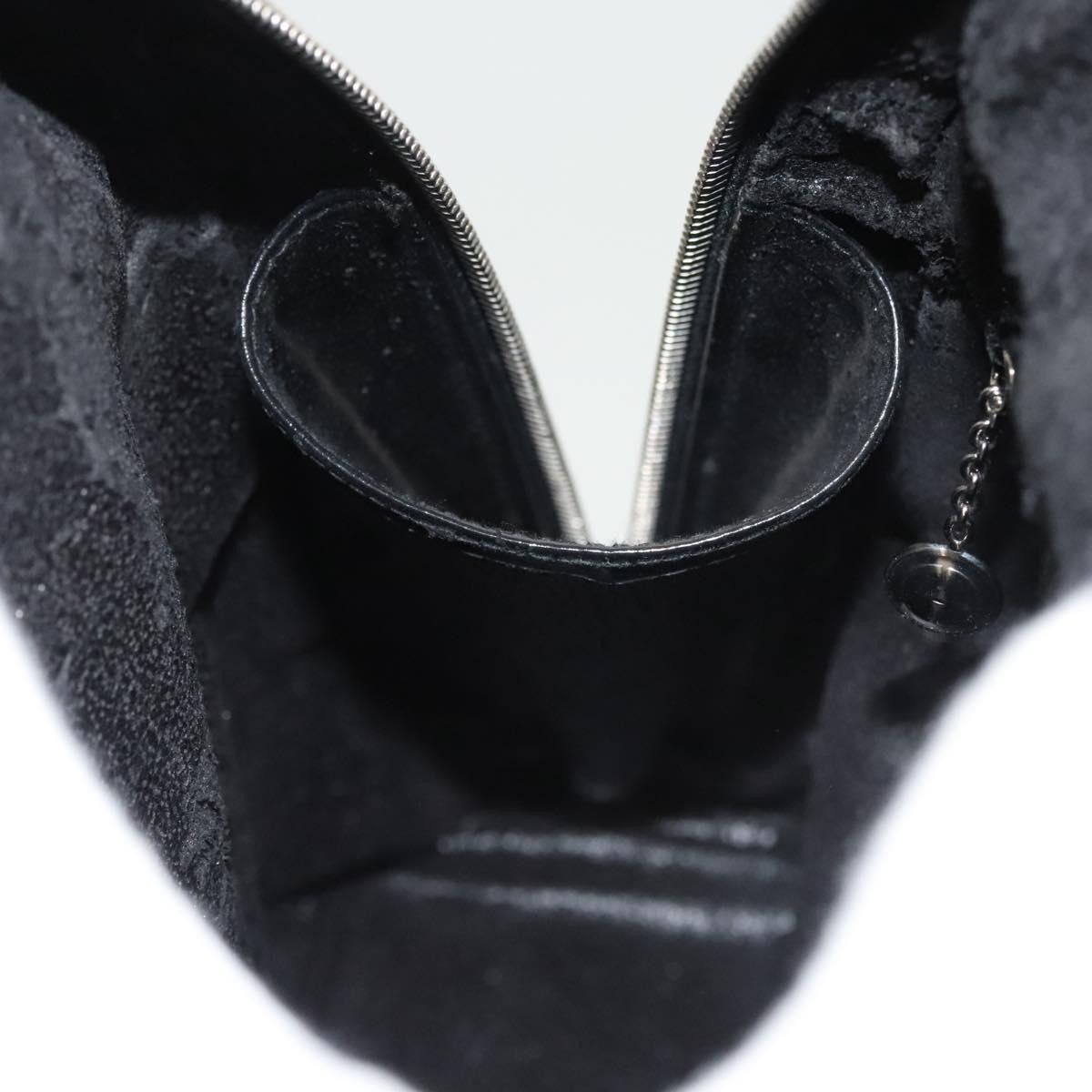 Gucci GUCCI Bamboo Shoulder Bag Enamel Black Silver 003 3444 003 Size ONE SIZE - 19 Thumbnail