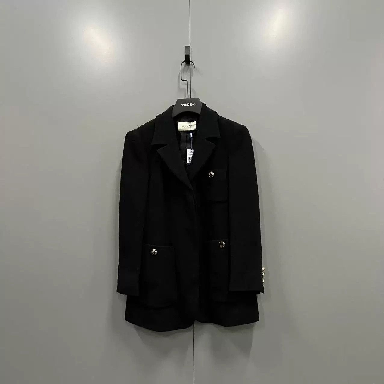 Gucci Gucci Black Coat Size 46 Size US S / EU 44-46 / 1 - 1 Thumbnail
